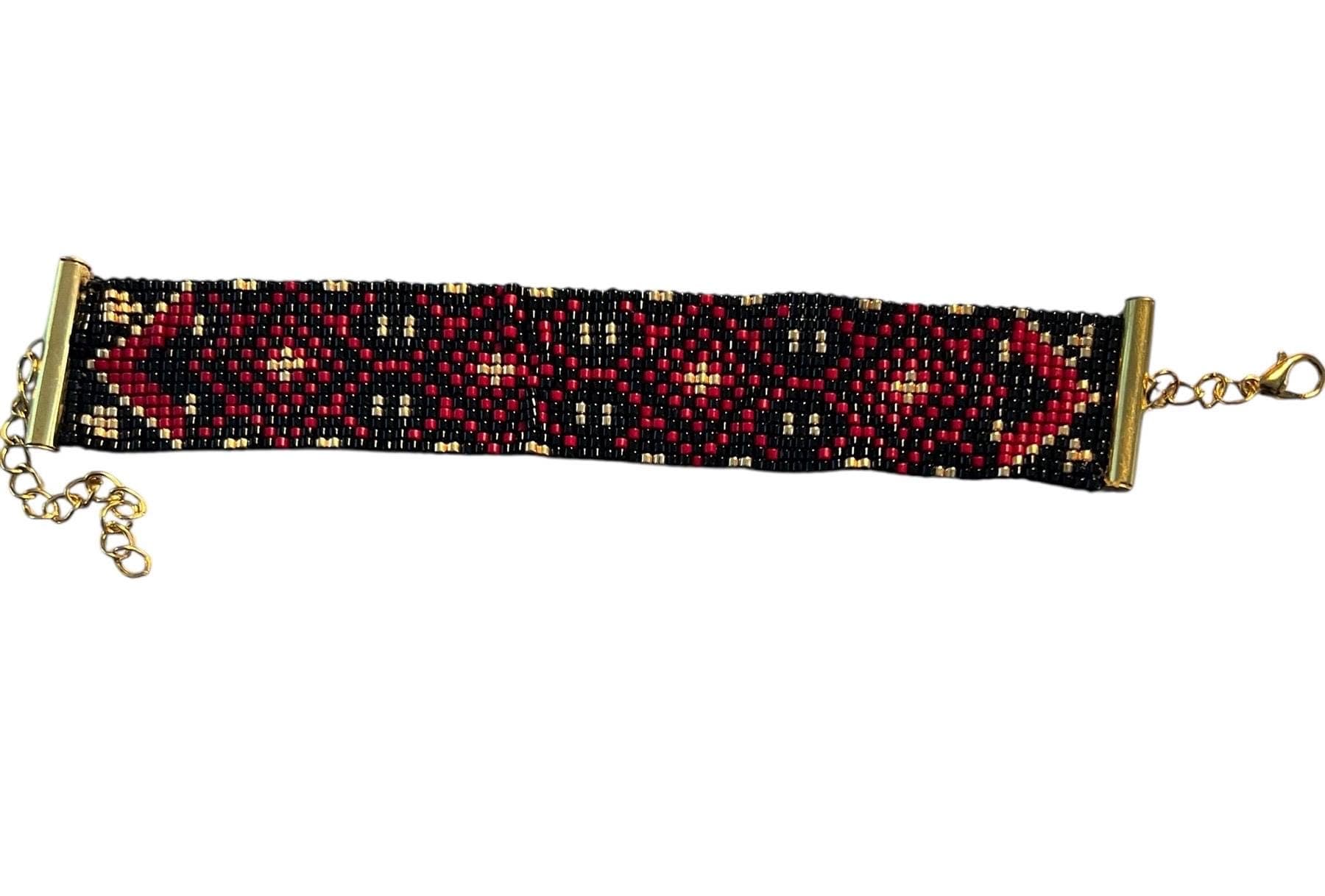 Women's Seed Bead Loom Bracelet-Handcrafted Loom Bracelet-Women's Bracelet-Gift For Her - image 4