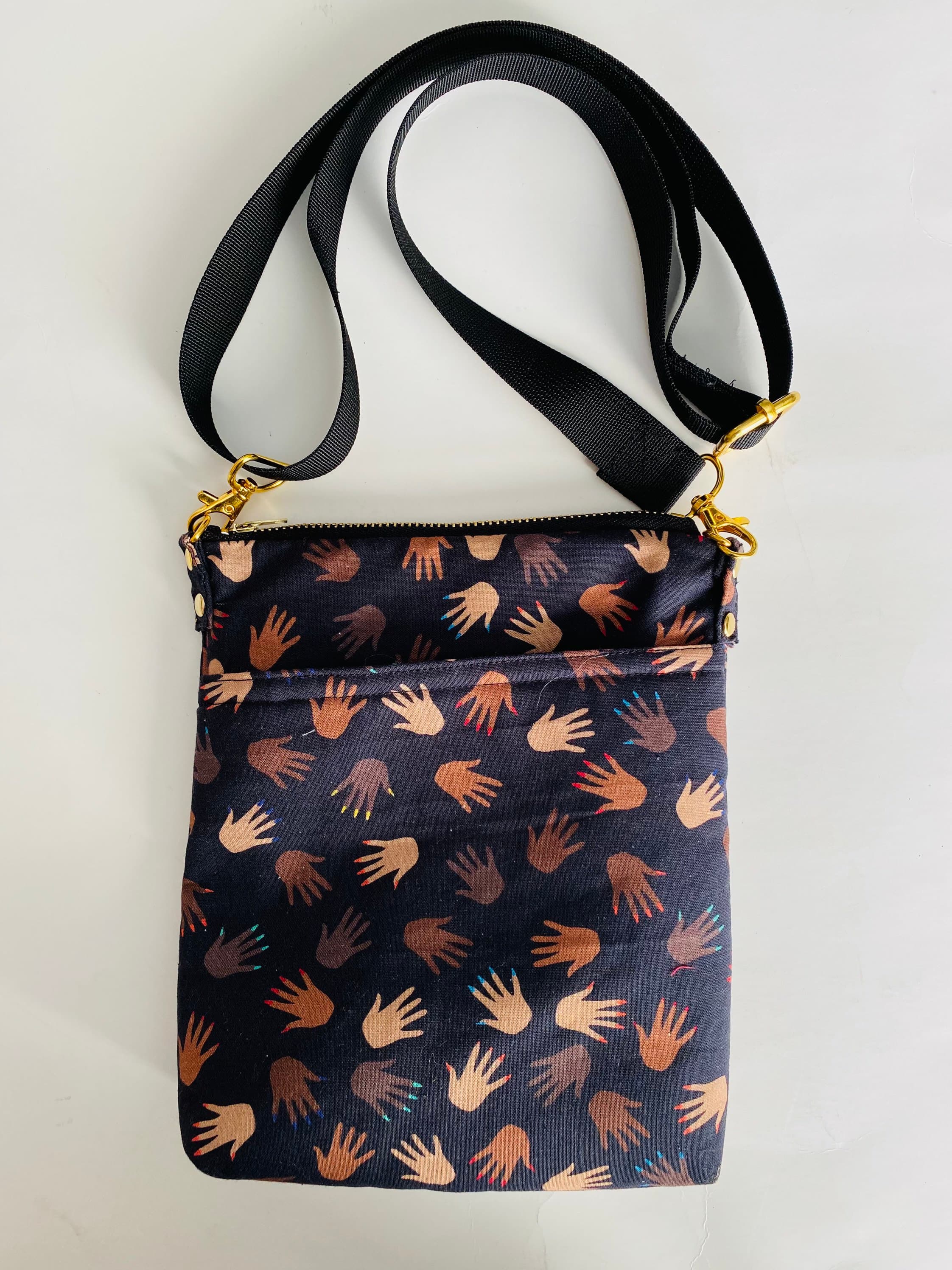 African American Print mini-Crossbody Bag-Handmade Small Shoulder Bag-Mini Bag-Black Owned Gift-Stylish Everyday purse-Small Everyday Bag