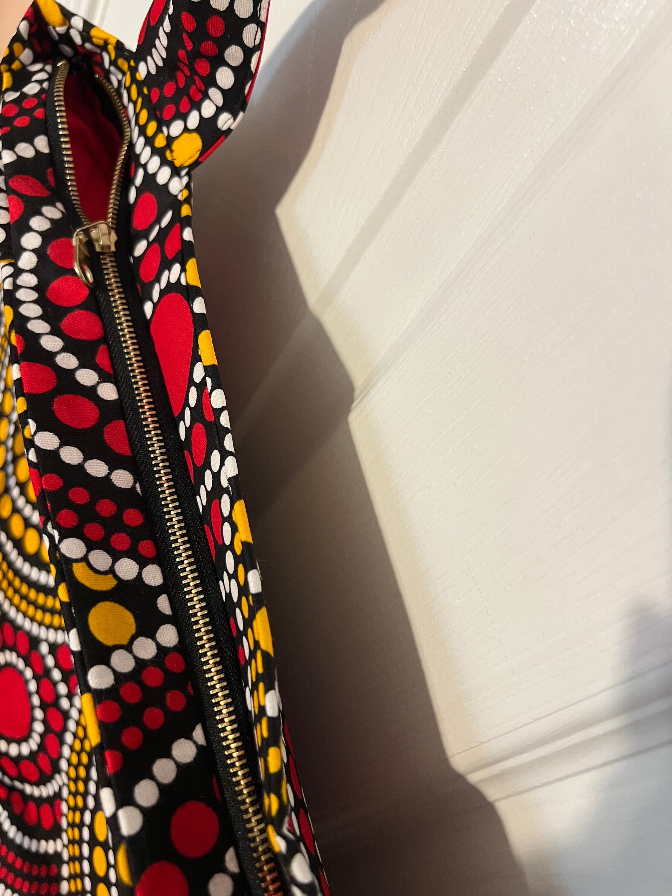African Print Handbag-African Print Tote Bag-Shoulder Bag-Women's Purse-African Print Tote-Handmade Tote Bag - image 5