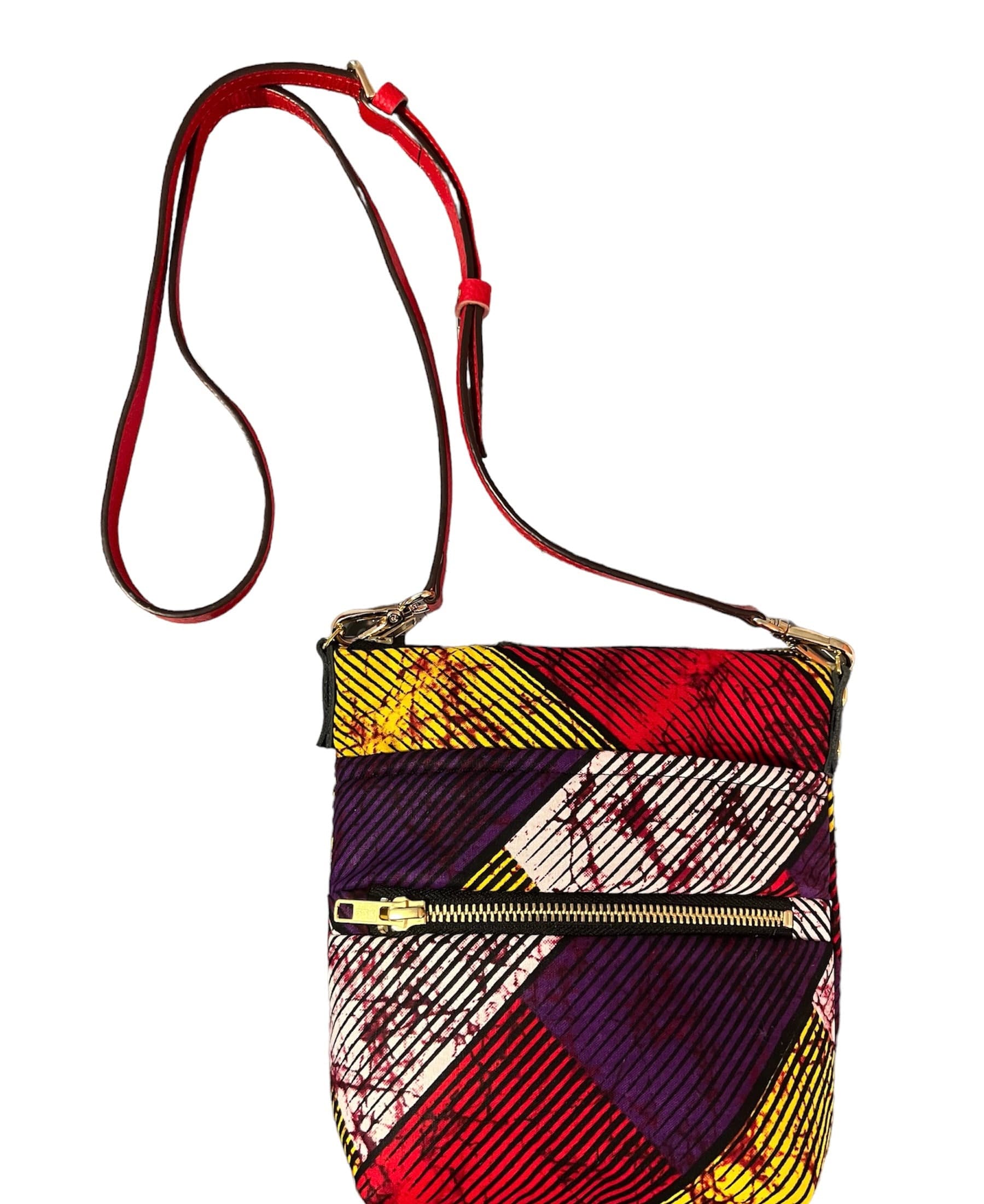 African Print mini Crossbody Bag-Handmade Ankara Print bag-Stylish Small Bag- Unique Gift for Her-Shoulder Bag-Black Owned Gift - image 3