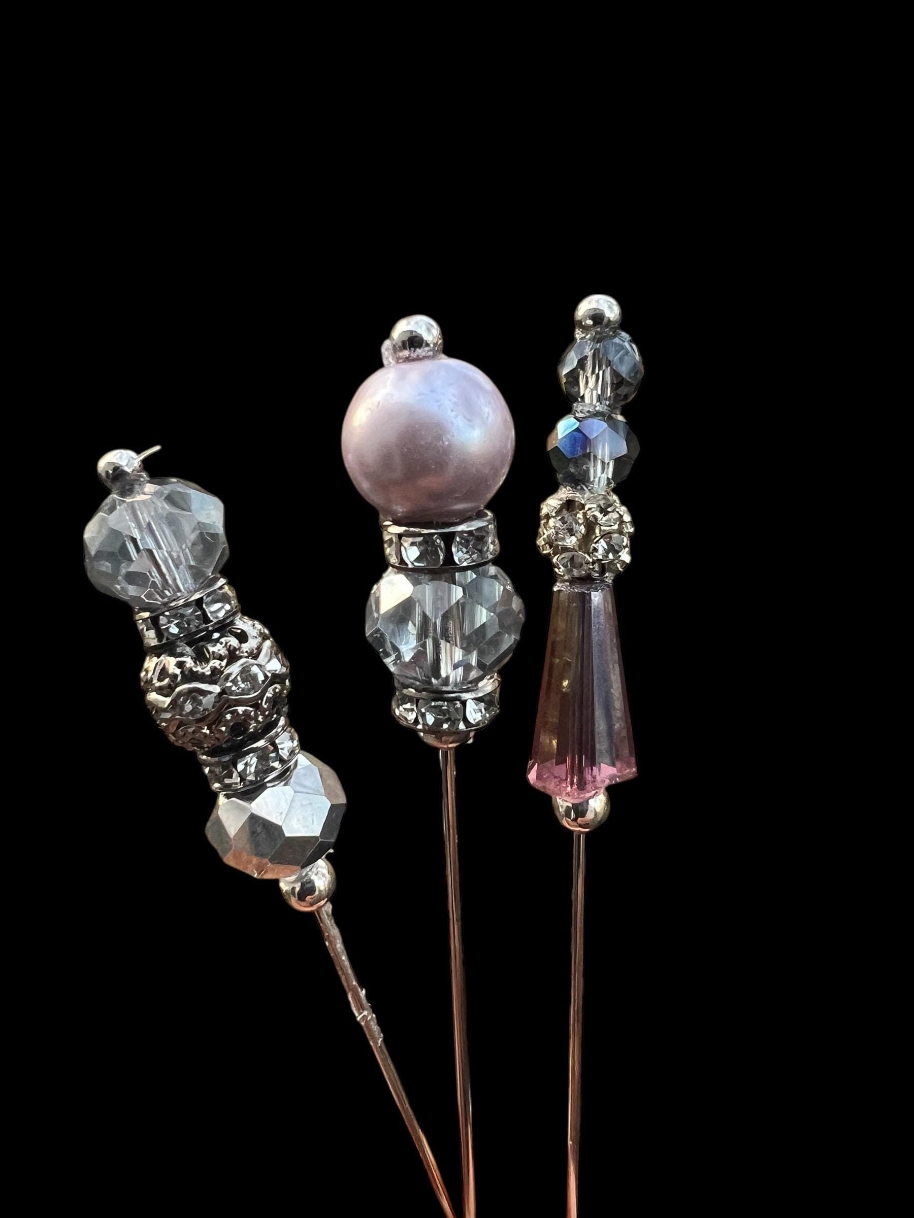 Women's Hijab Pin-Muslim Women Pin-Muslim Women Accessories-Islamic Gift for Her-Handmade Pins-Decorative Scarf Pins - image 3