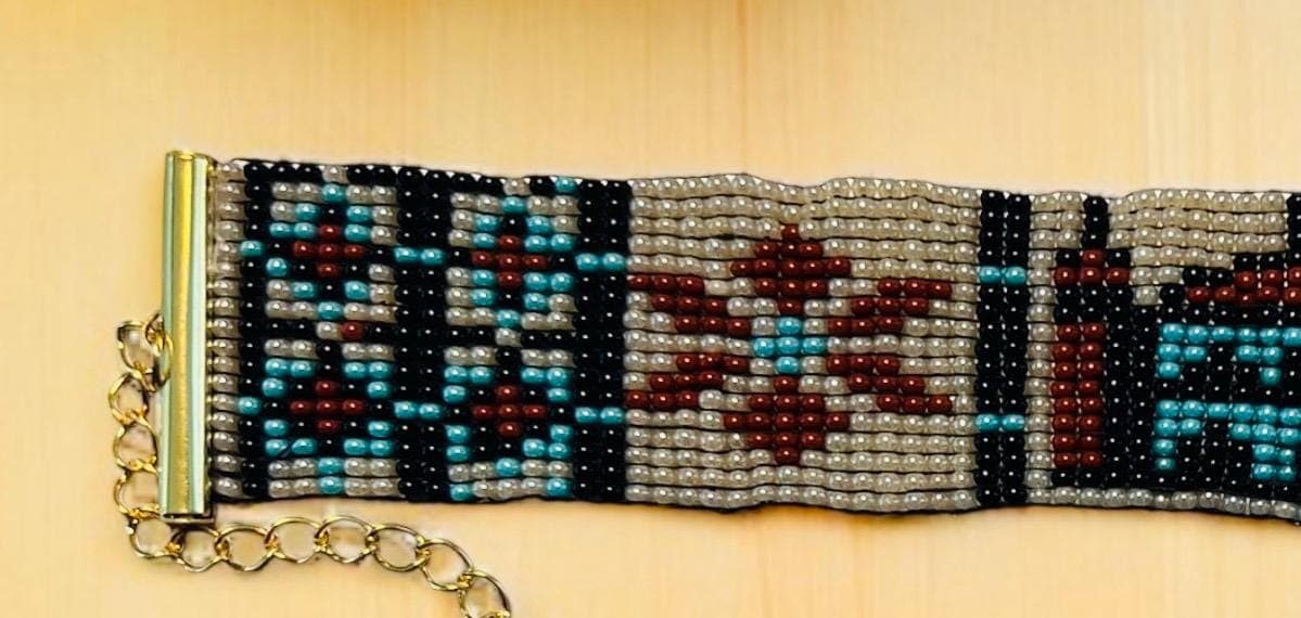 Women's Beaded Bracelet-Women's Loom Seed Bracelet-Handwoven Seed Bracelet-Islamic Design Bracelet-Gift for Her- - image 3