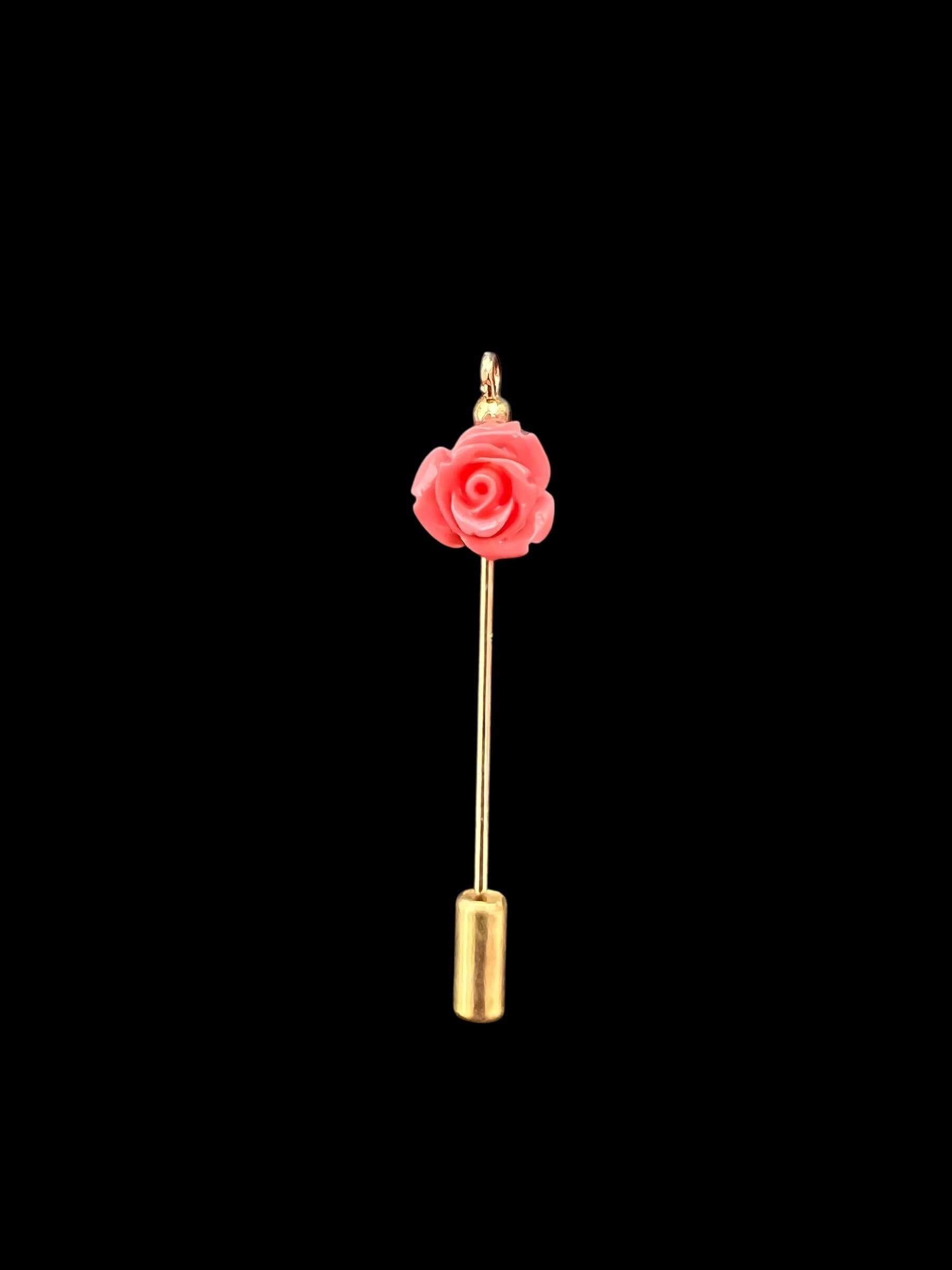 Women's Hijab Pin-Muslim Women Pin- Muslim Women Accessories-Islamic Gift for Her-Handmade Pins-Hijab Decorative Scarf Pins: Rose Collection - image 3