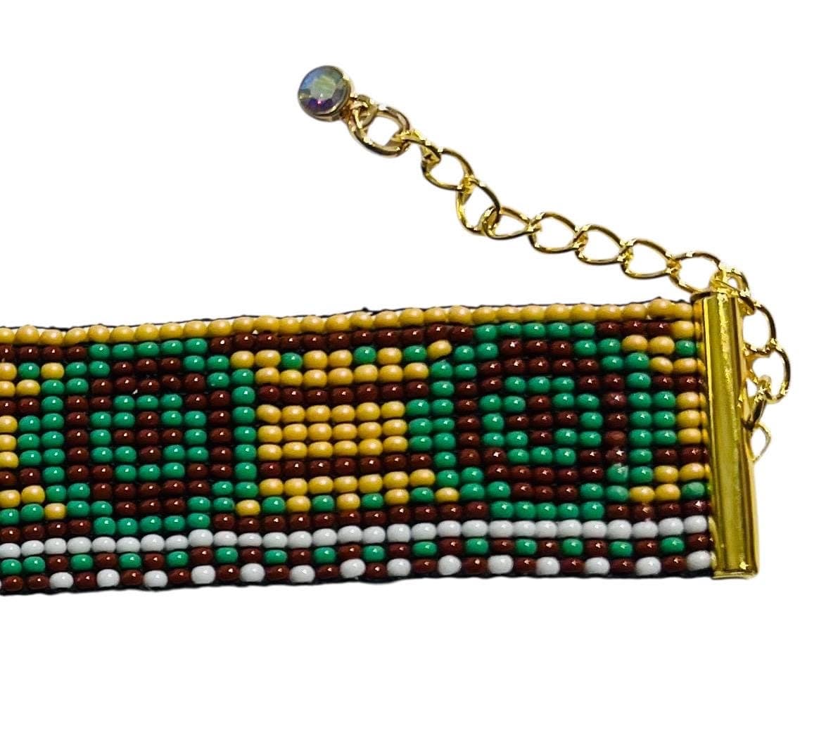 Women's Seed Bead Bracelet-Handwoven  Beaded Bracelet-Women's Loom Bracelet-Clasp Seed Bead Bracelet-Gift For Her - image 4
