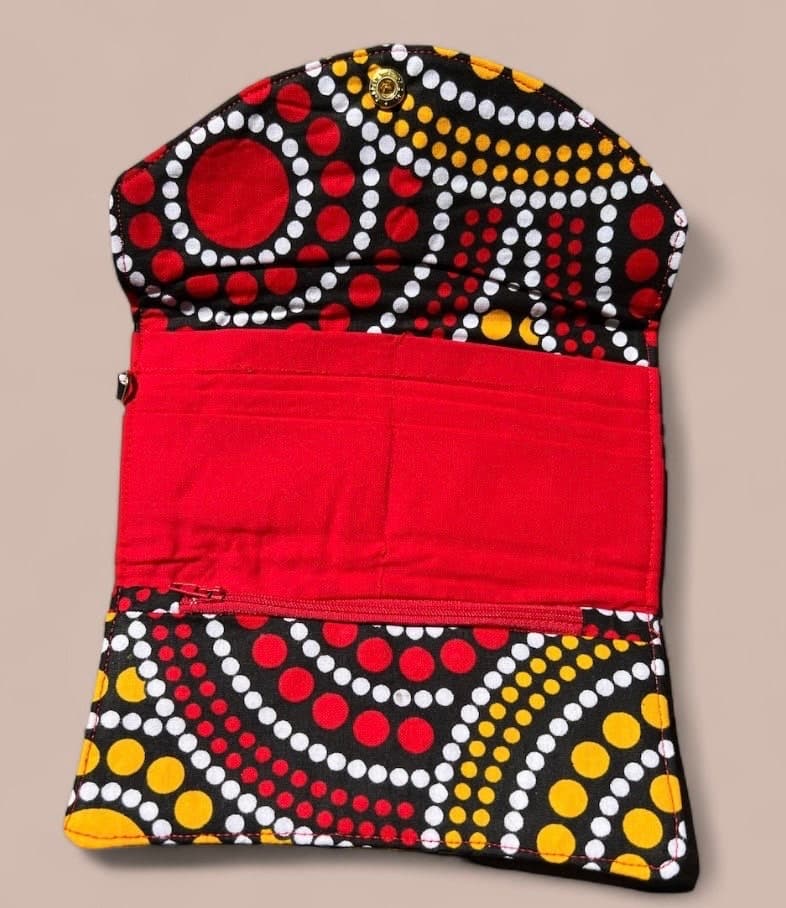 African Print Fabric Wallet-Women's African Fabric Wallet-Fabric Wallet-Handmade Ankara Wallet-Gift for Her - image 4