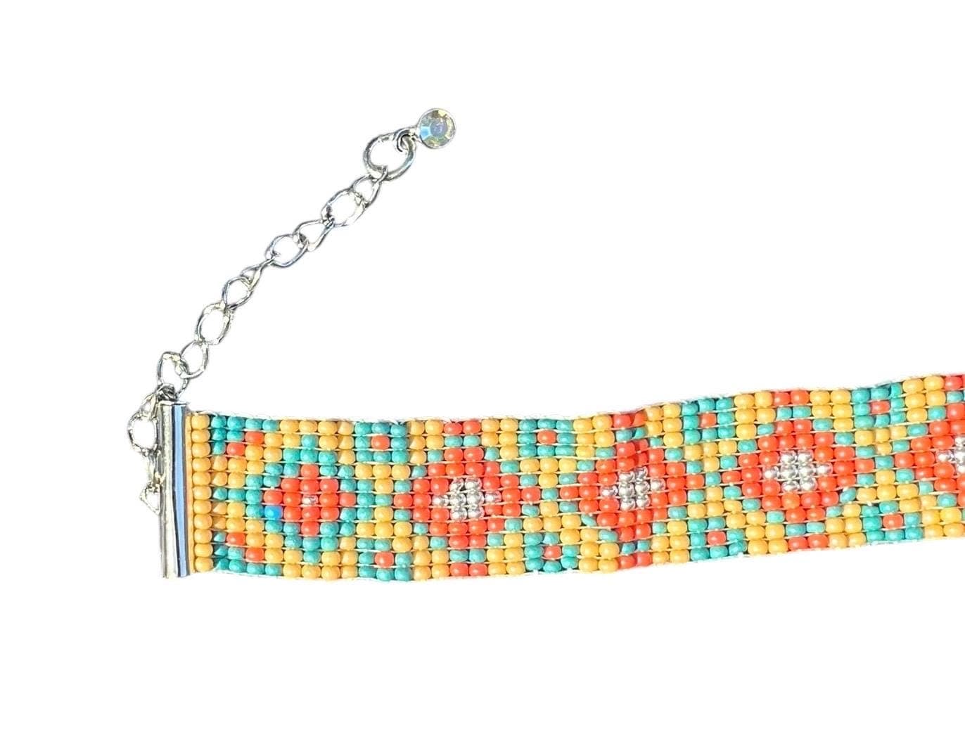 Women's Seed Bead Bracelet-Handwoven  Beaded Bracelet-Women's Loom Bracelet-Clasp Bracelet-Gift For Her - image 5