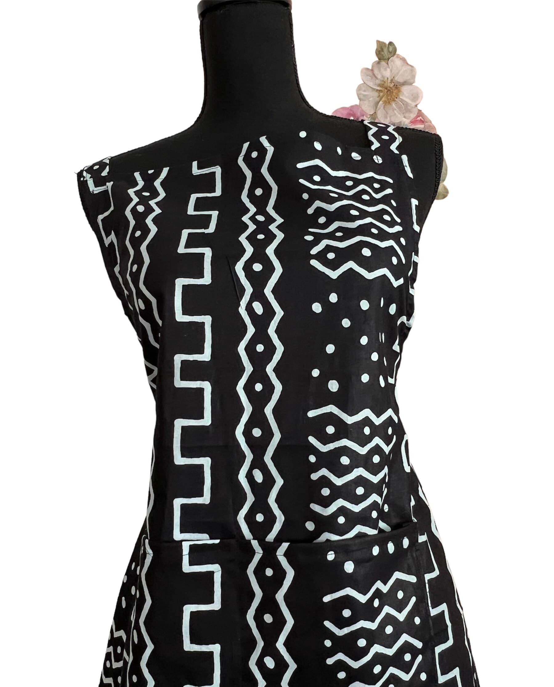 African Print Apron-Ankara Kitchen Apron-Handmade Cooking Apron-Cultural Gift-Stylish Chef Apron for Women