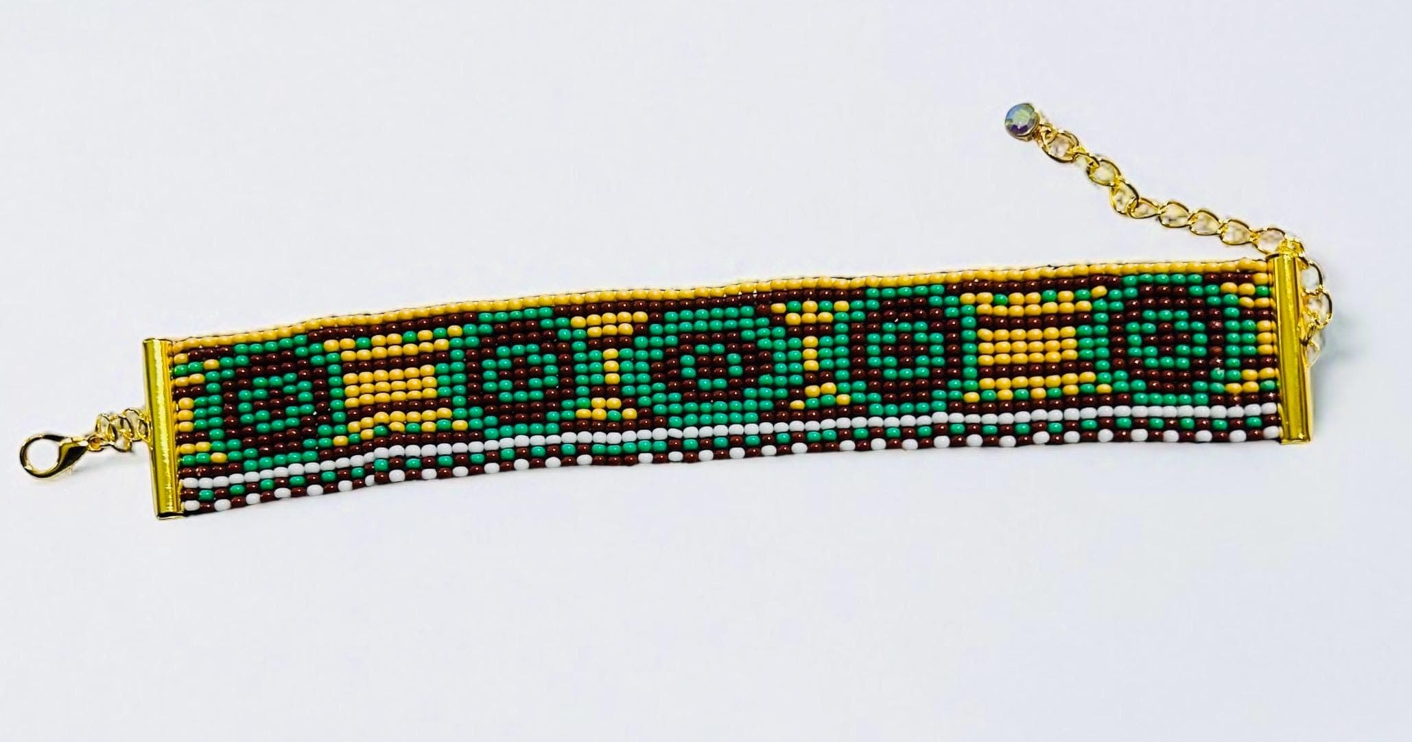 Women's Seed Bead Bracelet-Handwoven  Beaded Bracelet-Women's Loom Bracelet-Clasp Seed Bead Bracelet-Gift For Her