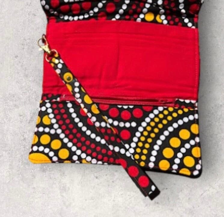 African Print Fabric Wallet-Women's African Fabric Wallet-Fabric Wallet-Handmade Ankara Wallet-Gift for Her - image 5