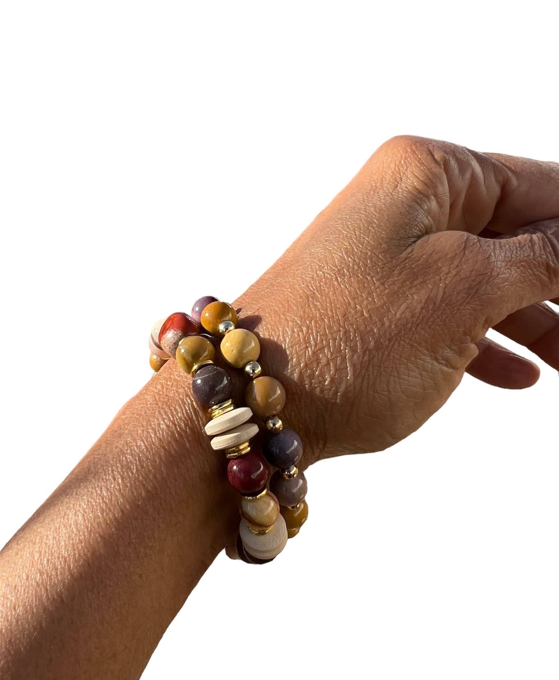 Women's  Beaded Stretch Bracelet-Stretch Beaded Bracelet-Women's Bracelet-Gift for Her-Handmade Beaded Bracelet - image 5