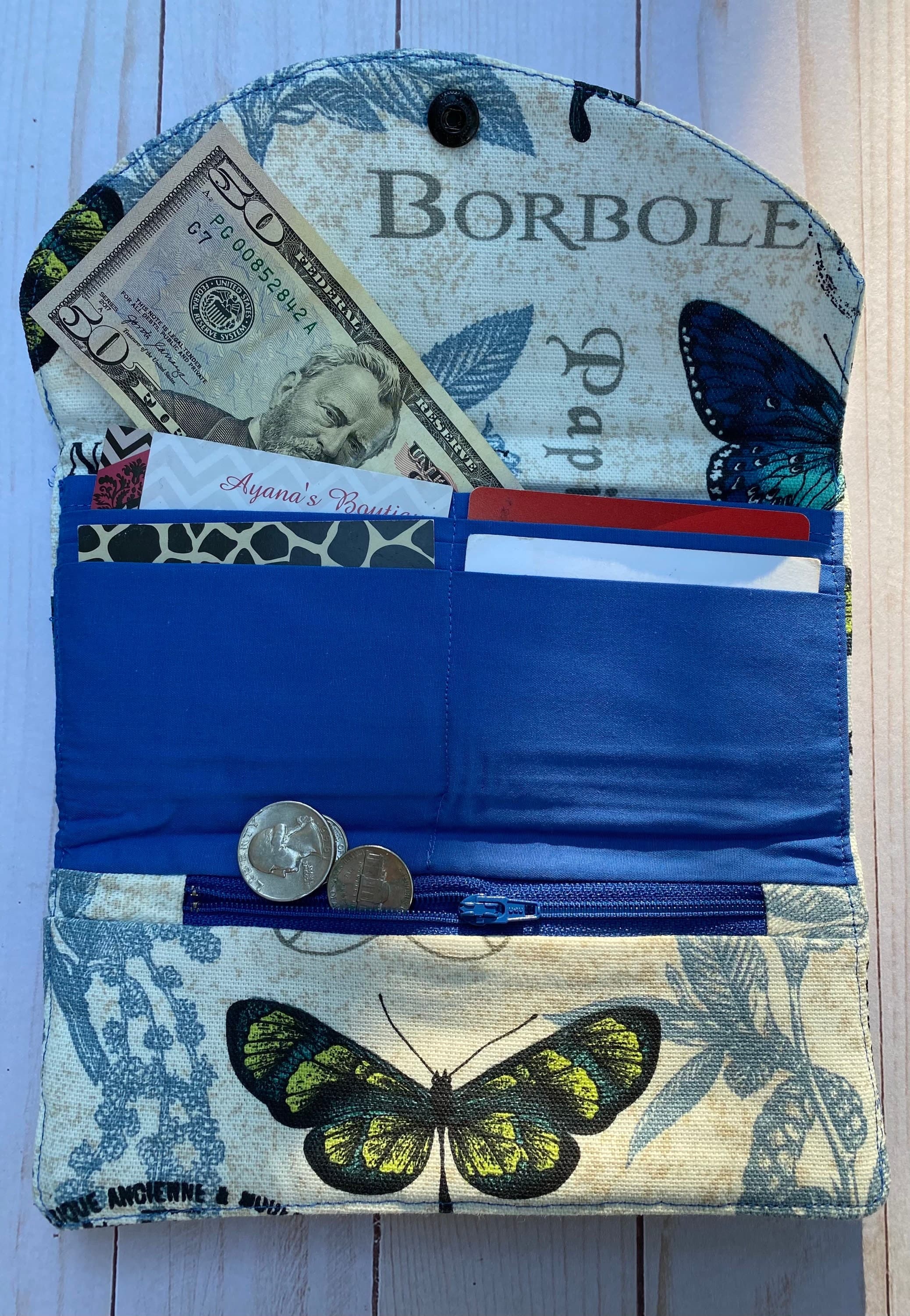 Women's Wallet-Women's Fabric Wallet-Handmade Women's Fabric Wallet-Handmade Wallet-Gift for Her - image 4