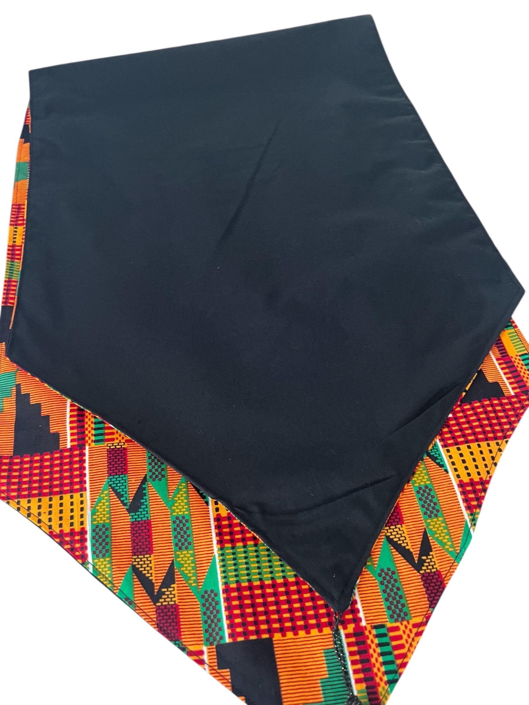 Kente Cloth Table Runner-African Print Table Runner-Handmade Table Runner-Table Runner- Holiday Decor - image 5