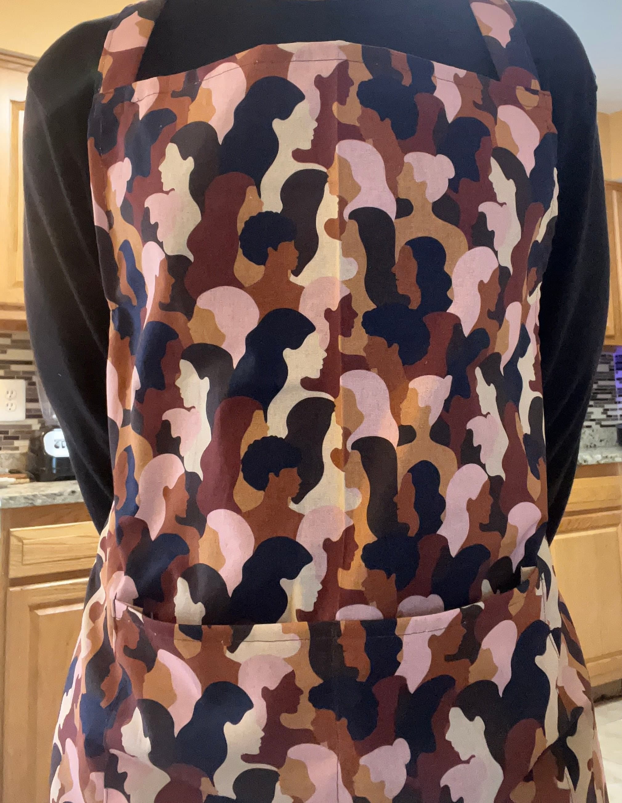 African American Women Apron-Black Women Apron-Handmade Cotton Kitchen Apron-Cultural Gift-Empowering Gift for Her- - image 5