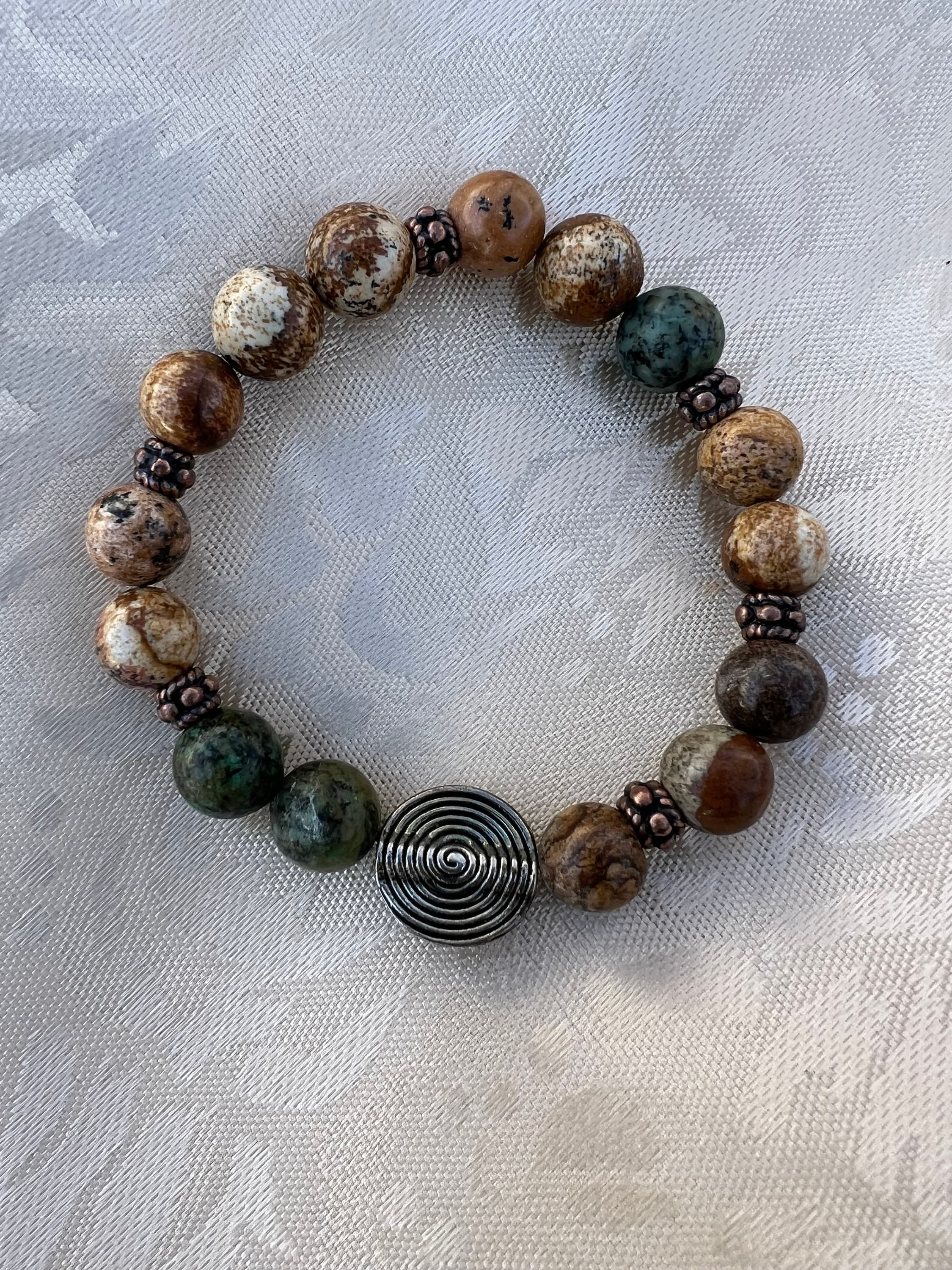 Women's Beaded Bracelet- Stretch Bracelet-Women's Natural Stone Bracelet-Healing Stone Bracelet-Gift for Her - image 3