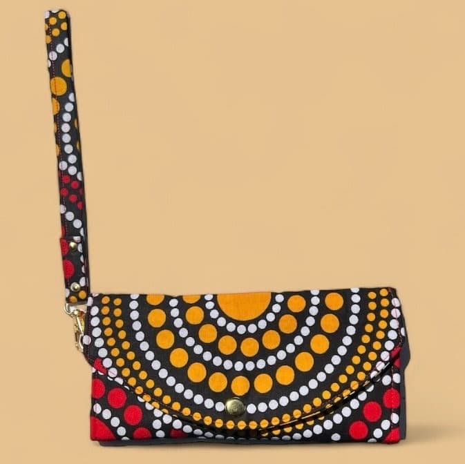 African Print Fabric Wallet-Women's African Fabric Wallet-Fabric Wallet-Handmade Ankara Wallet-Gift for Her - image 3