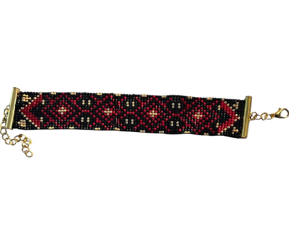 Women's Seed Bead Loom Bracelet-Handcrafted Loom Bracelet-Women's Bracelet-Gift For Her