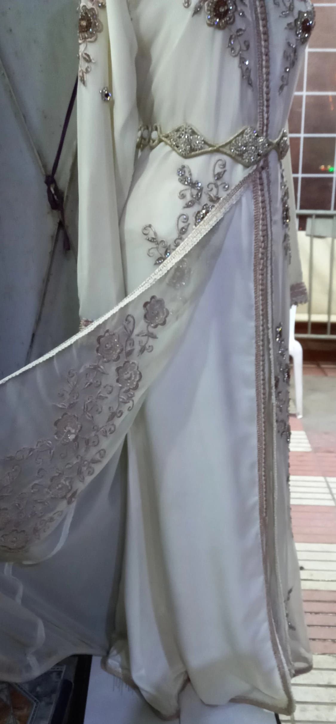 Handmade Very Beautiful Rare Moroccan Kaftan: Moroccan Wedding Dress Bridesmaid Dress (UK size 8-12) - image 3