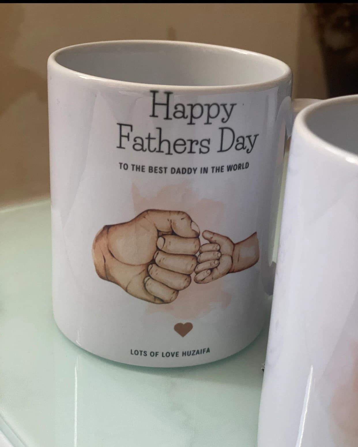 Father’s Day Drinking | Family Mug| ,children, Daddy/Child |Gifting| Hand,Siblings,Family Coffee Mug - image 2