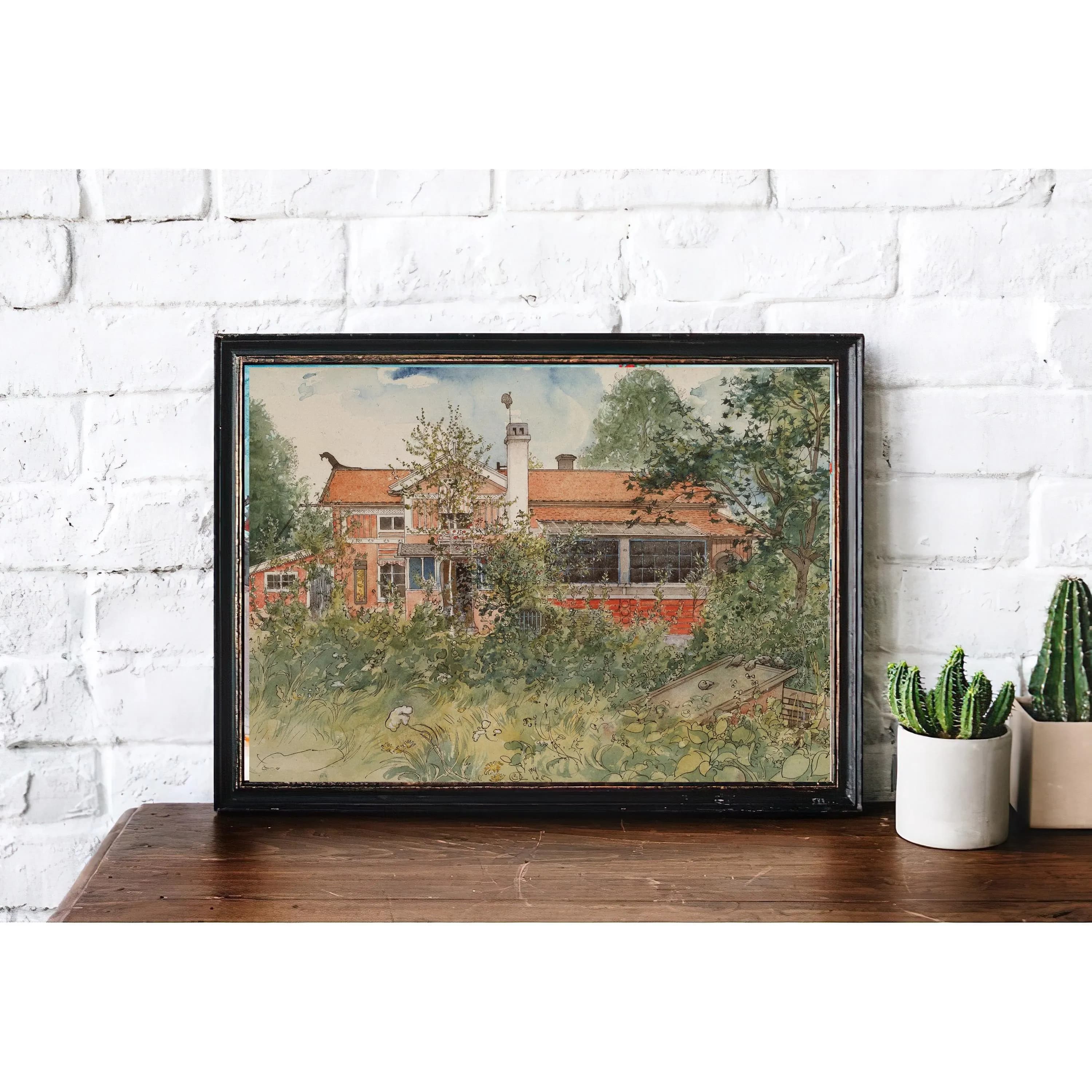 Vintage Cottage Painting | Antique Countryside Artwork | Classic Forest Nature Landscape Poster | 19th Century Art Print | PRINTABLE art - image 5
