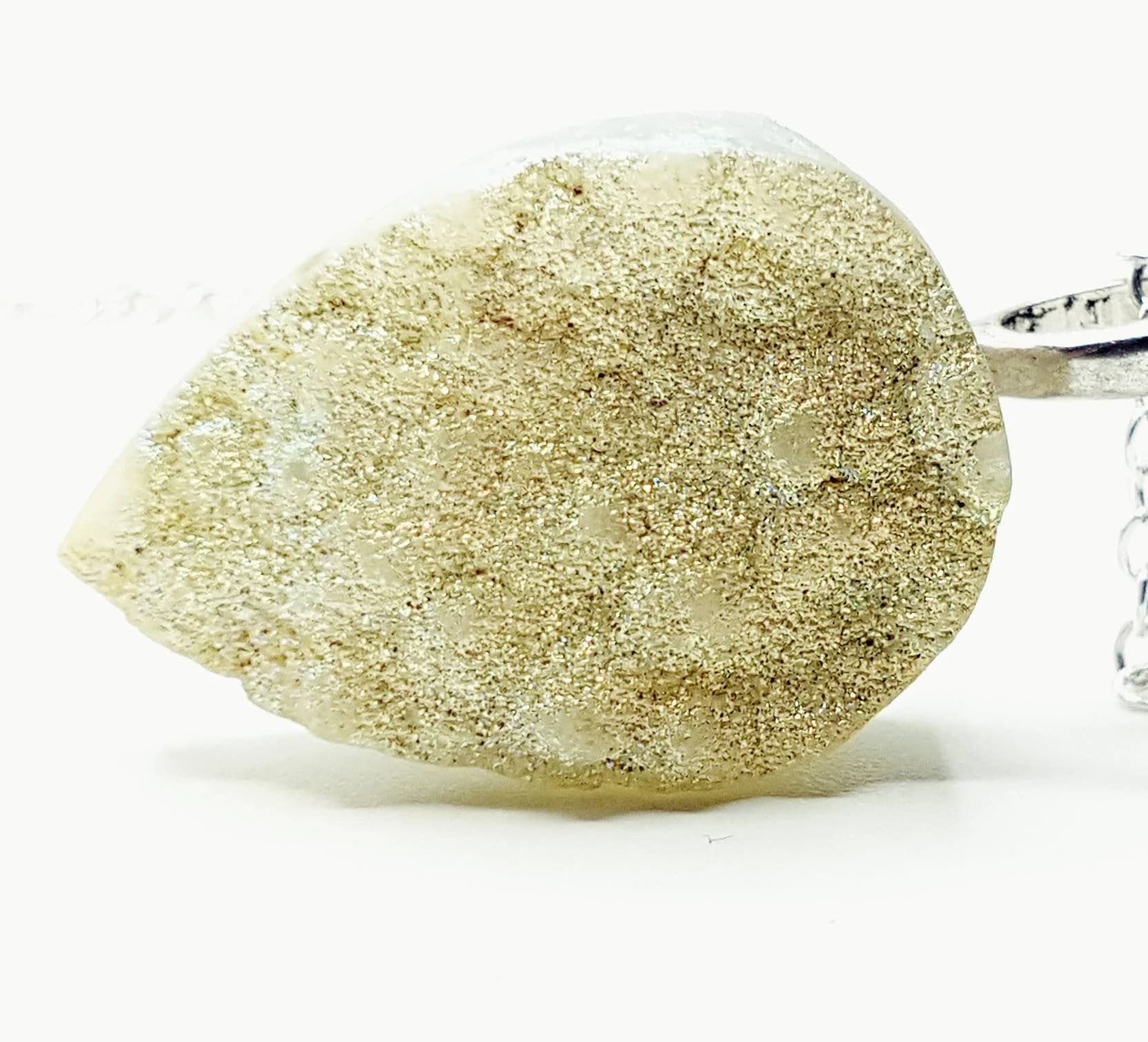 Druzy Quartz Necklace - image 4
