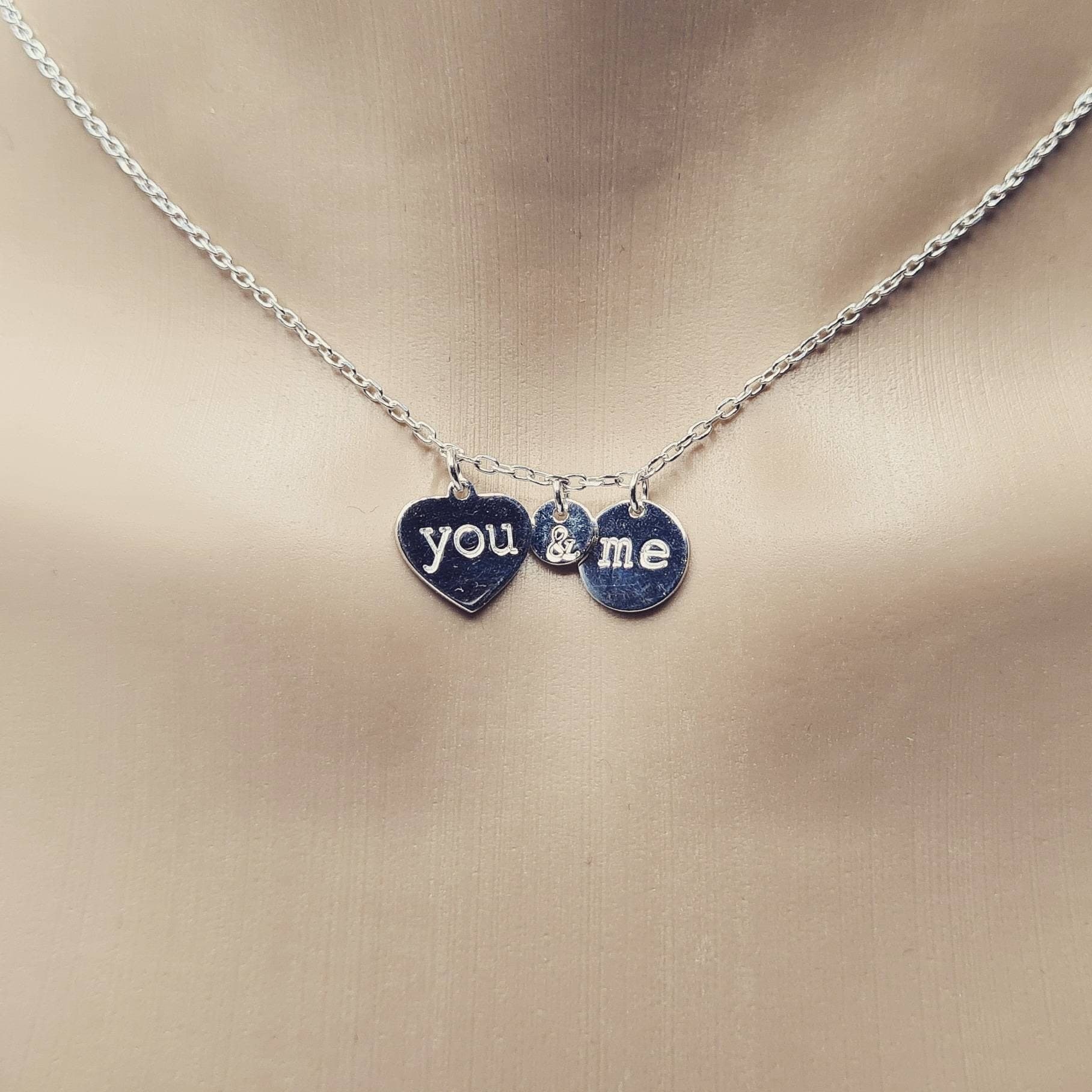 You & Me Necklace in Sterling Silver - image 5