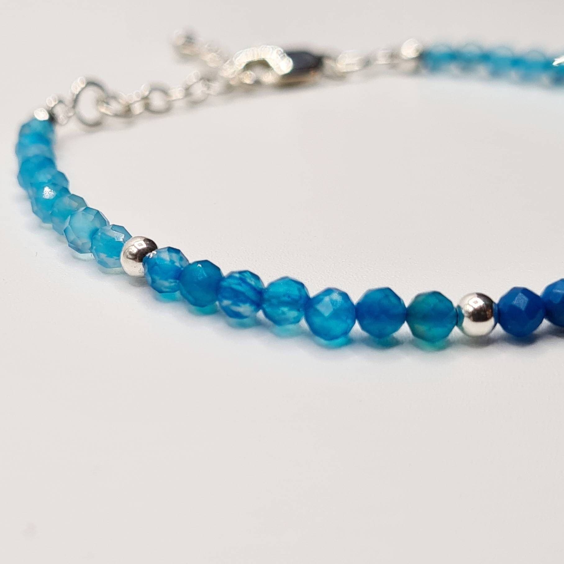 Blue Apatite Ombre Bracelet in Sterling Silver - image 5