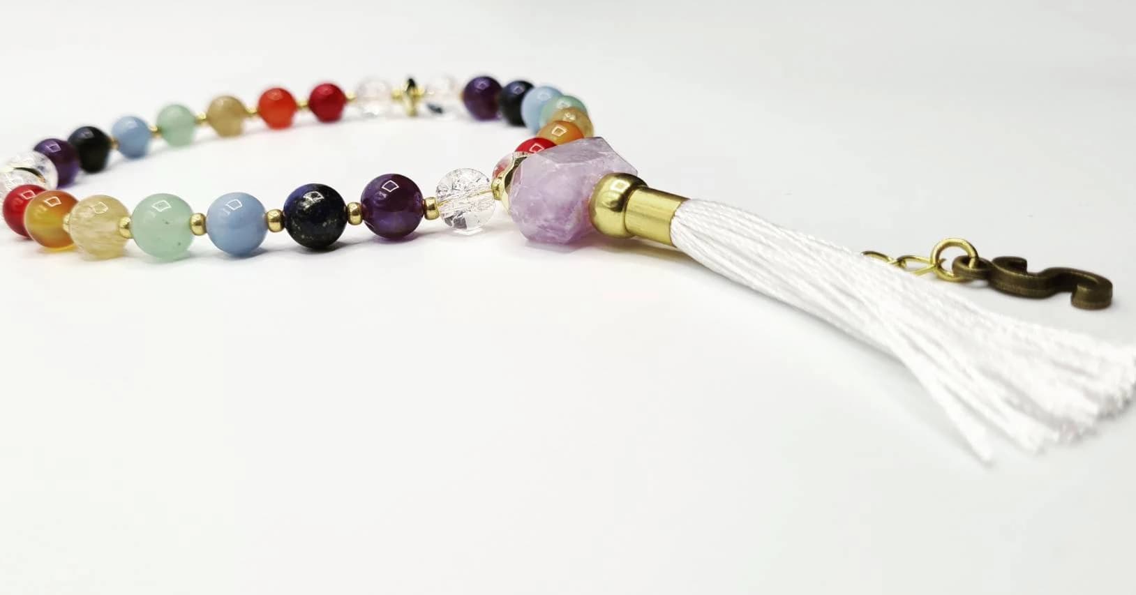 Personalised Rainbow Chakra Pocket Mala - image 5