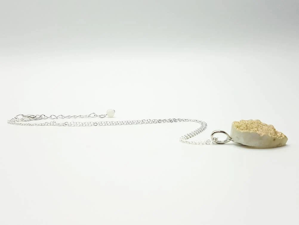 Druzy Quartz Necklace - image 5