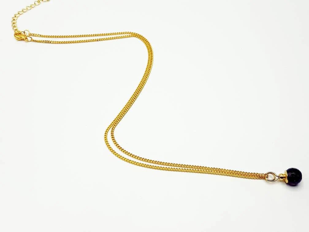 Faceted Amethyst Necklace - image 5