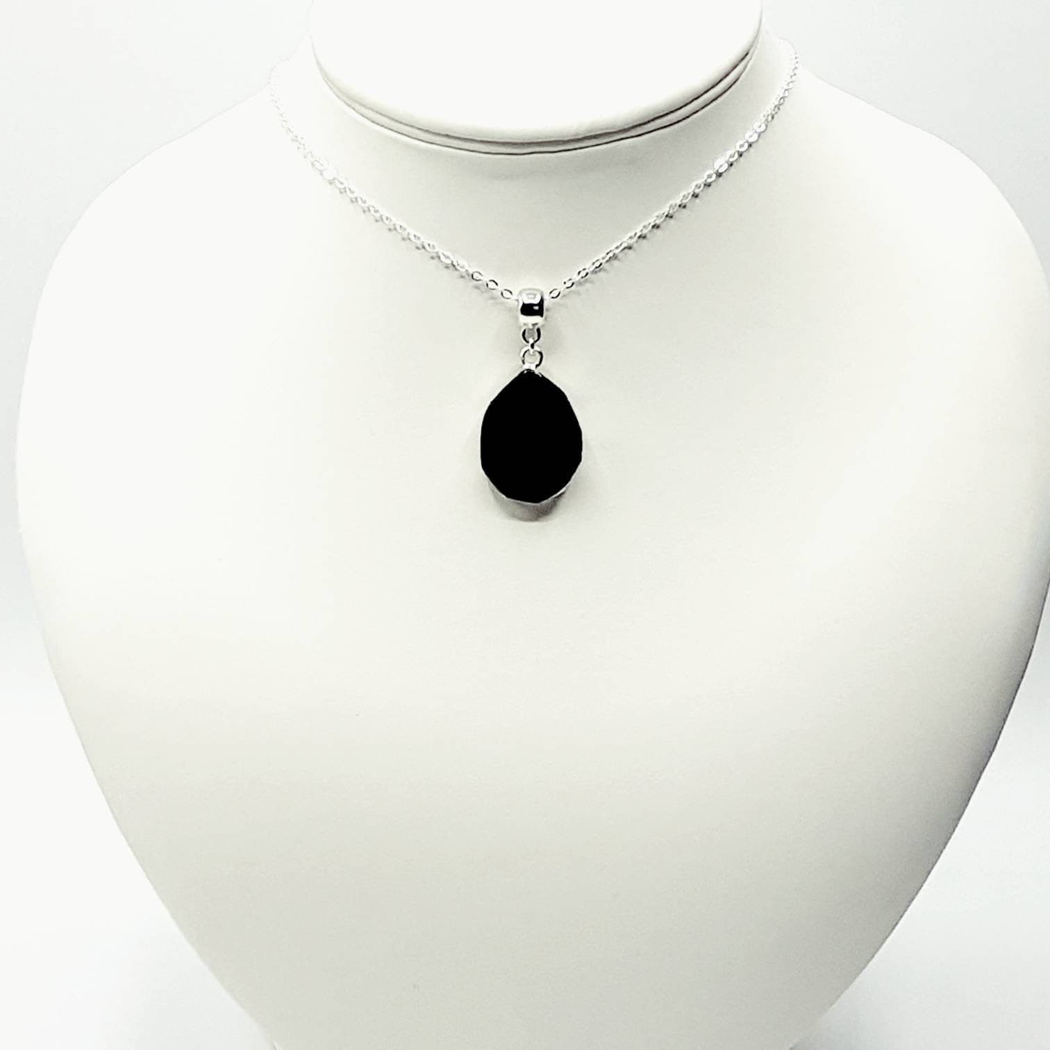 Electroplated Black Onyx Necklace - image 4