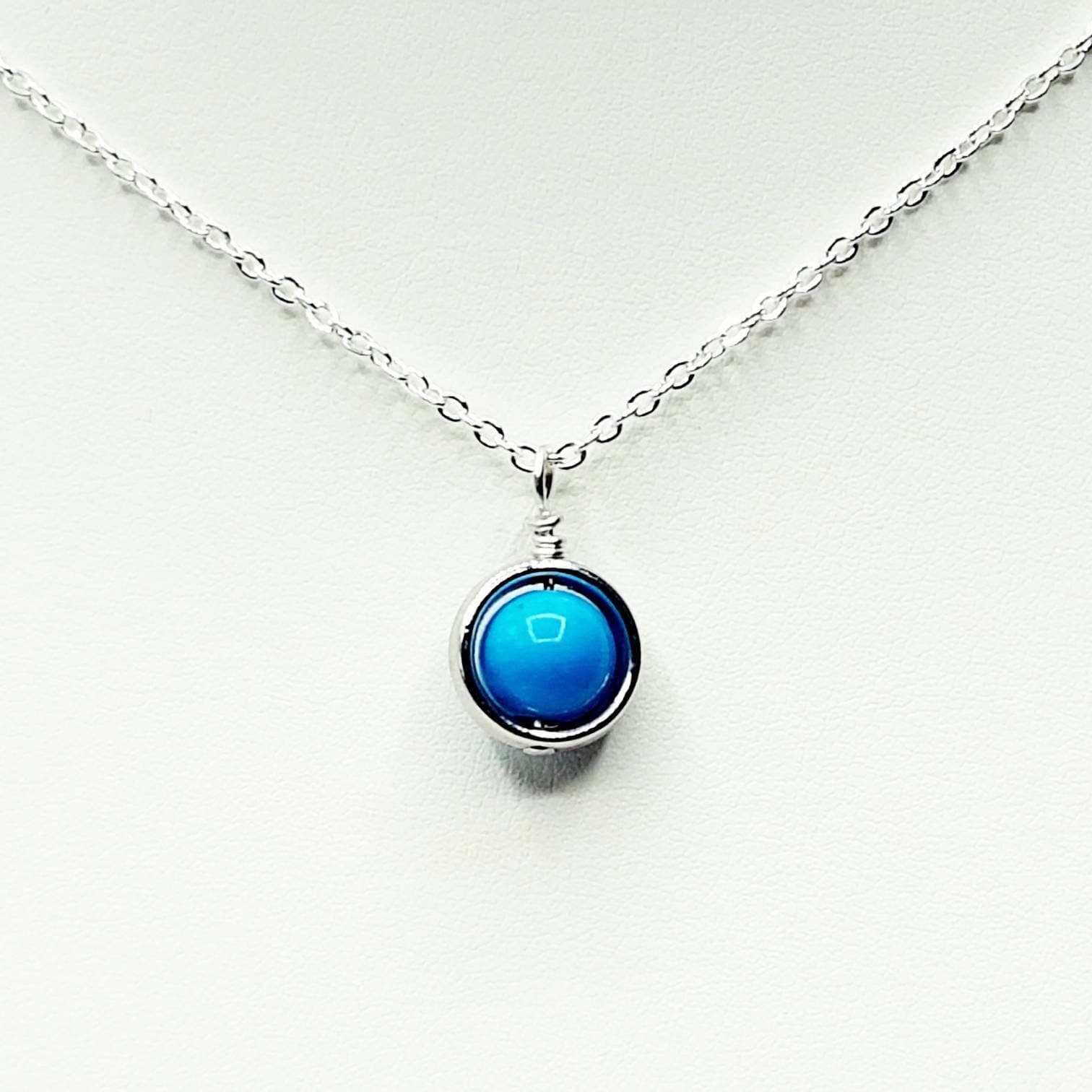 Blue Howlite Necklace - image 3