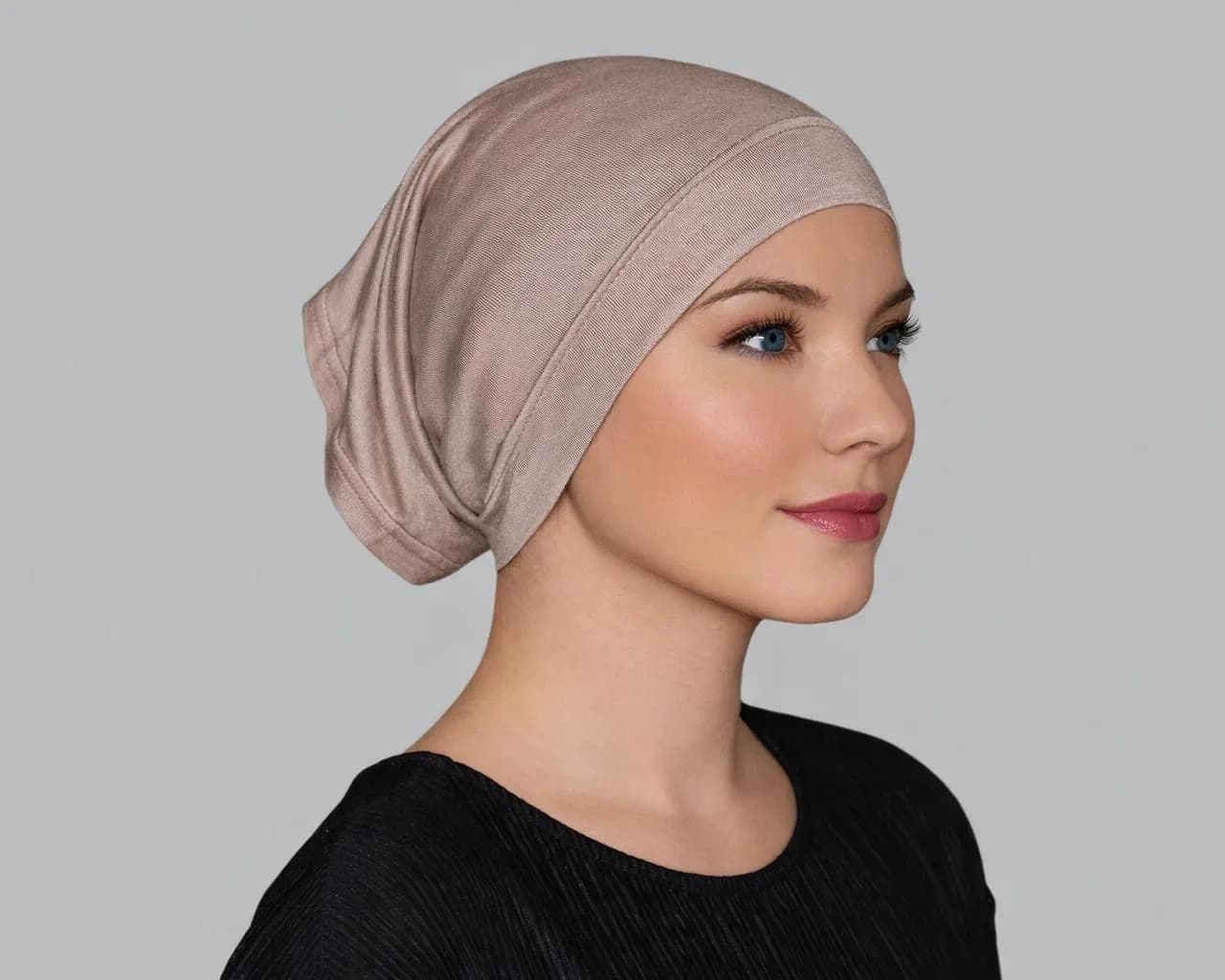 Linen Hijab Undercap – Breathable, Non-Slip Bonnet for Secure Modest Wear