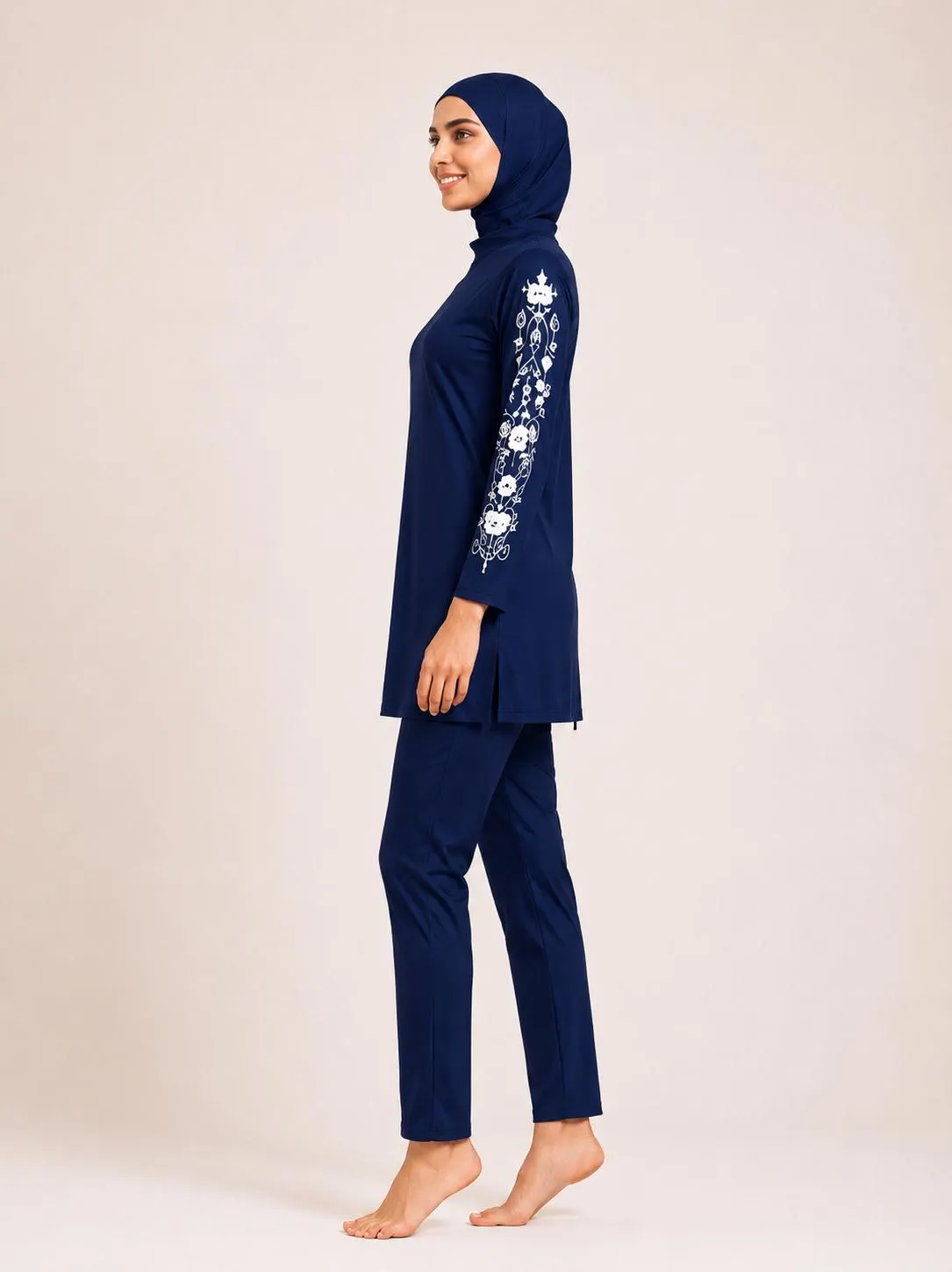 Modest Burkini Swimsuit for Women Islamic Swimwear Muslim Bathing Suit Hijab Set - image 5