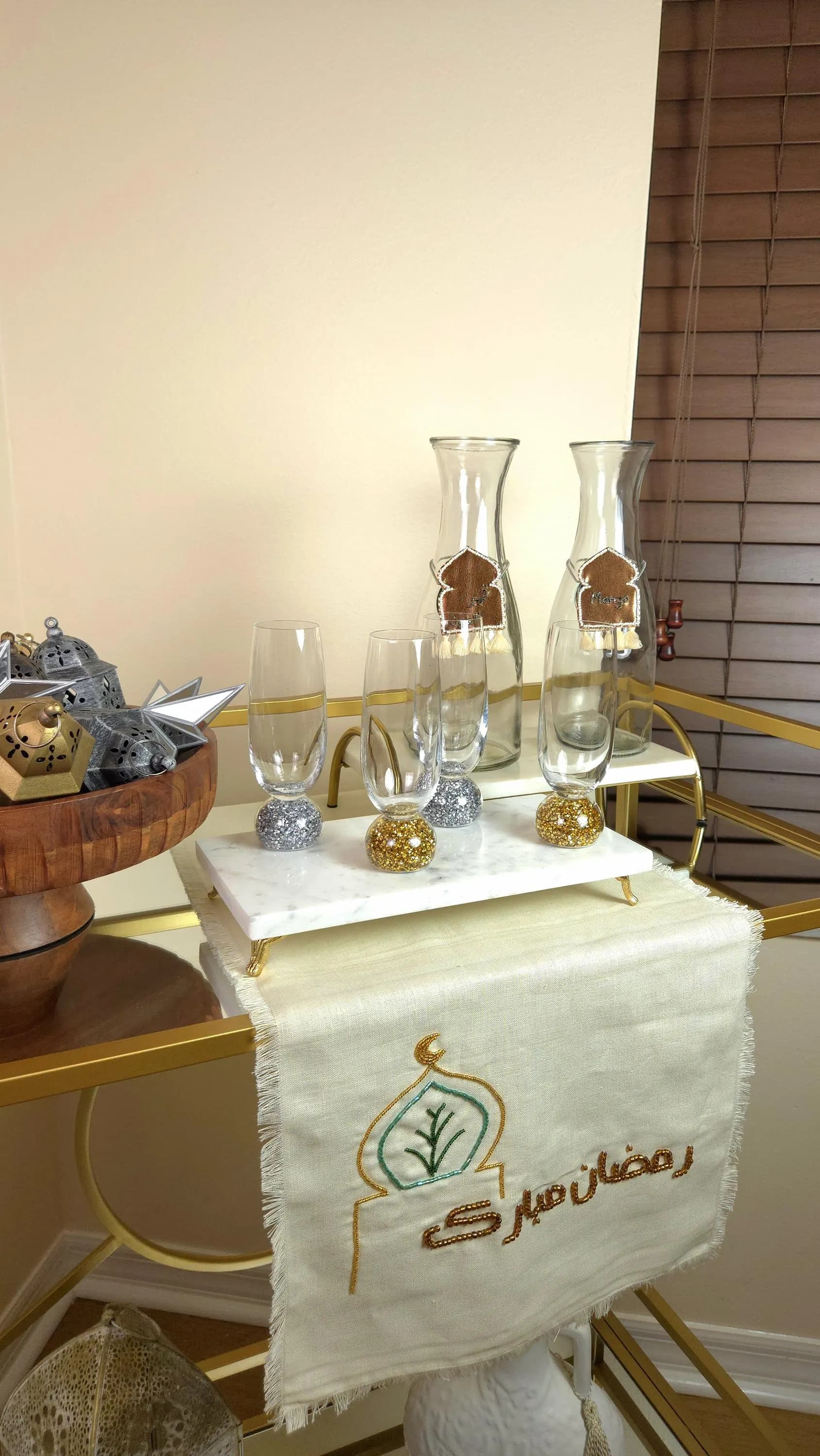 Ramadan juice tags, jug labels for Ramadan gatherings and table setting, Ramadan beverage tag - image 4