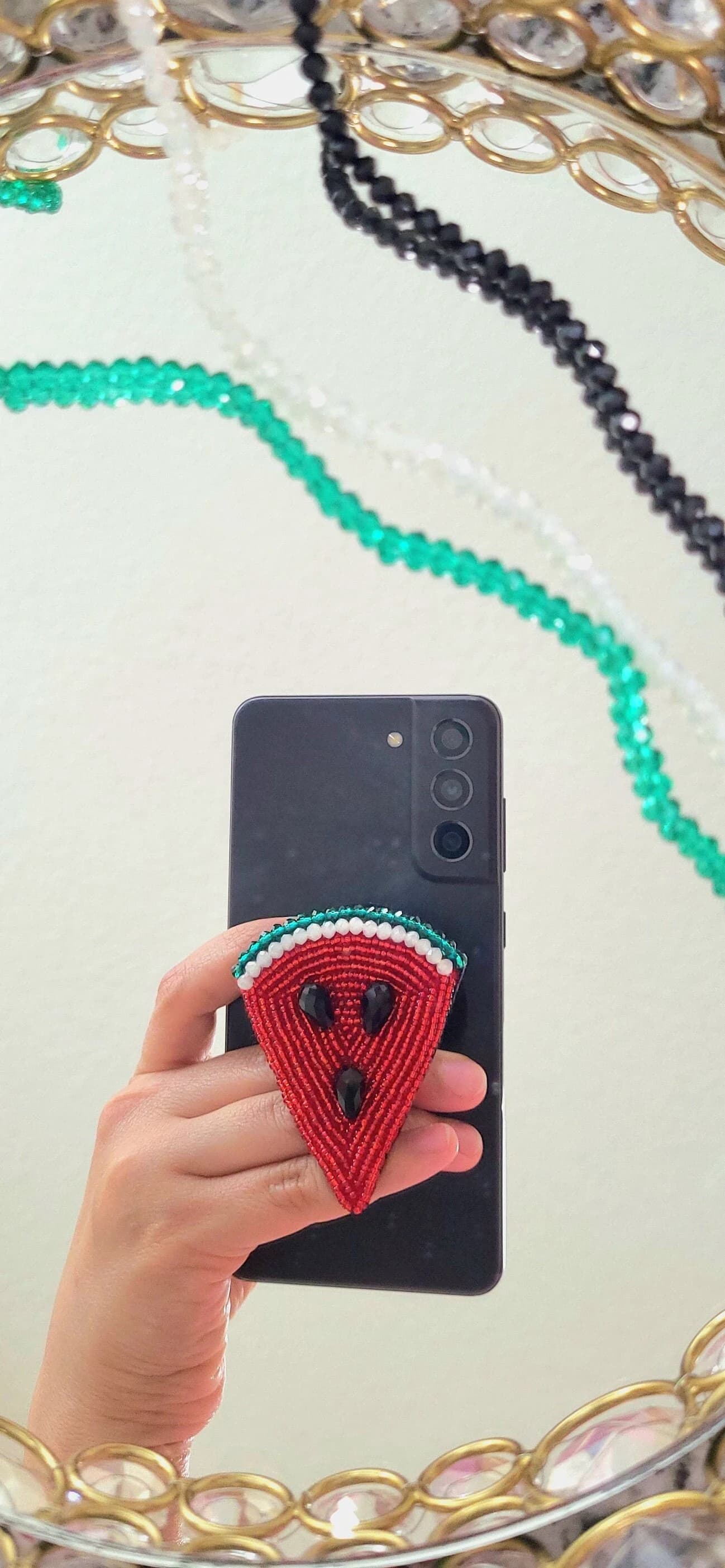 Watermelon phone grip, Authentic popsocket (TM) PopGrip Phone Grip, Expanding Stand and Grip with Swapable Top