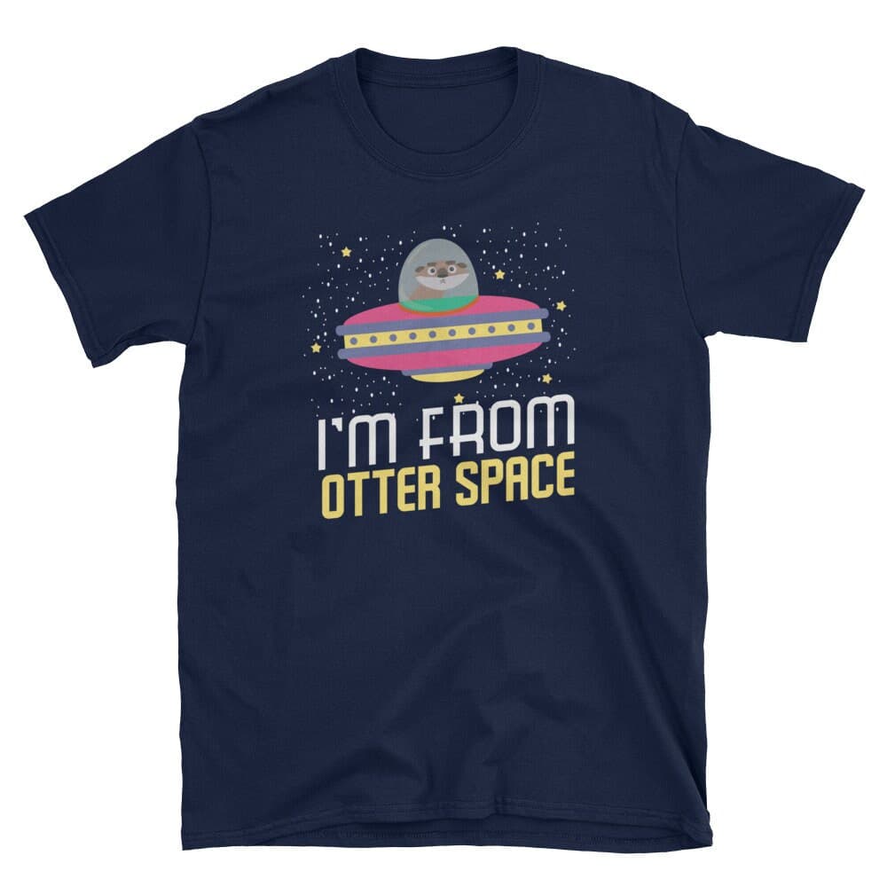 Otter Shirt, Otter Gift, Cute Otter, Funny Space Shirt, Animal Shirt, Otter Lover, Funny Otter Shirt, Otter Tshirt, Otter Space - image 4