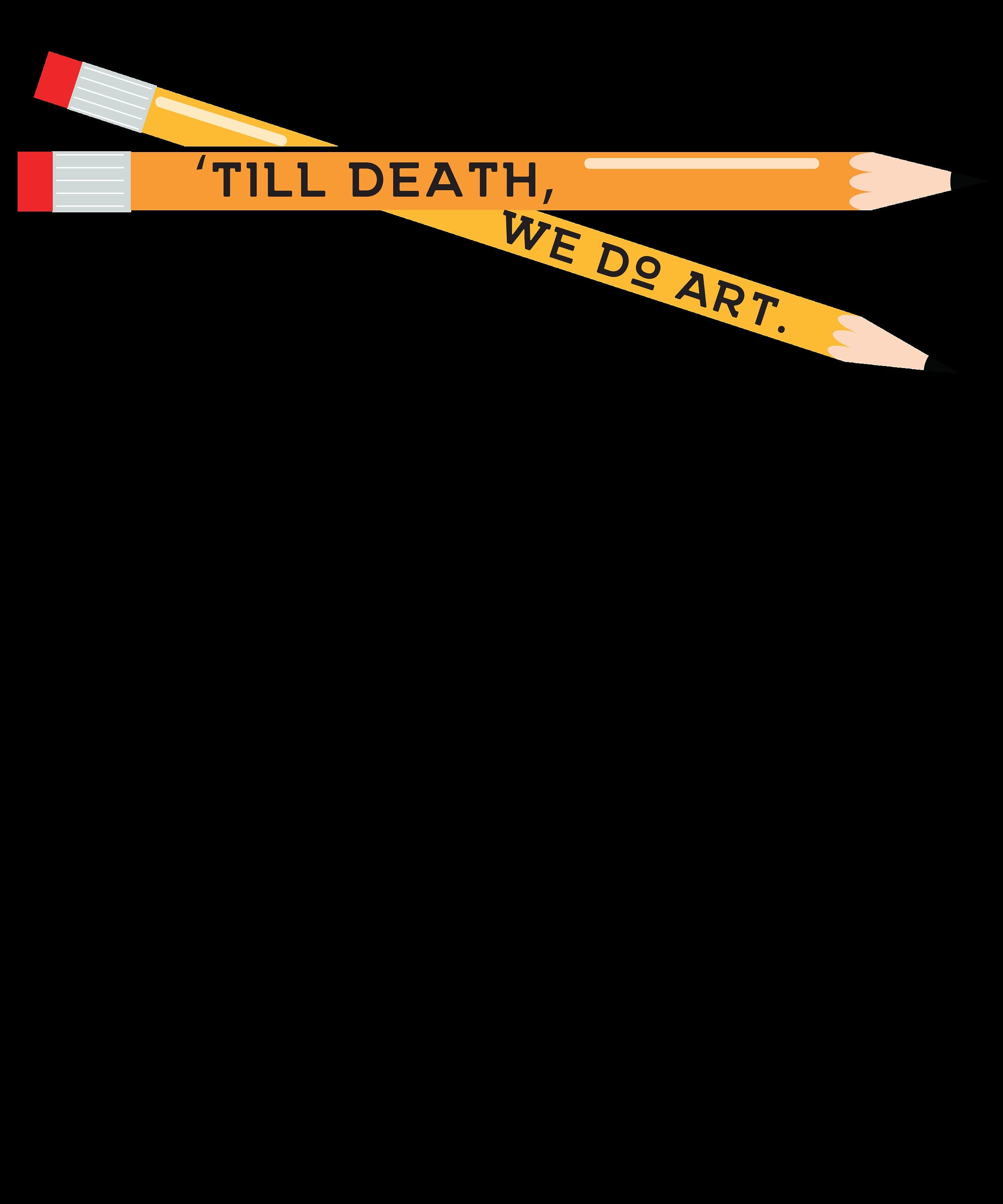 Art Shirt, Artist Gift, Artist T-Shirt, Painting Shirt, Cute Art Shirt, Paint Shirt, Painter Shirt, Art Teacher Shirt, Til Death We Do Art - image 5
