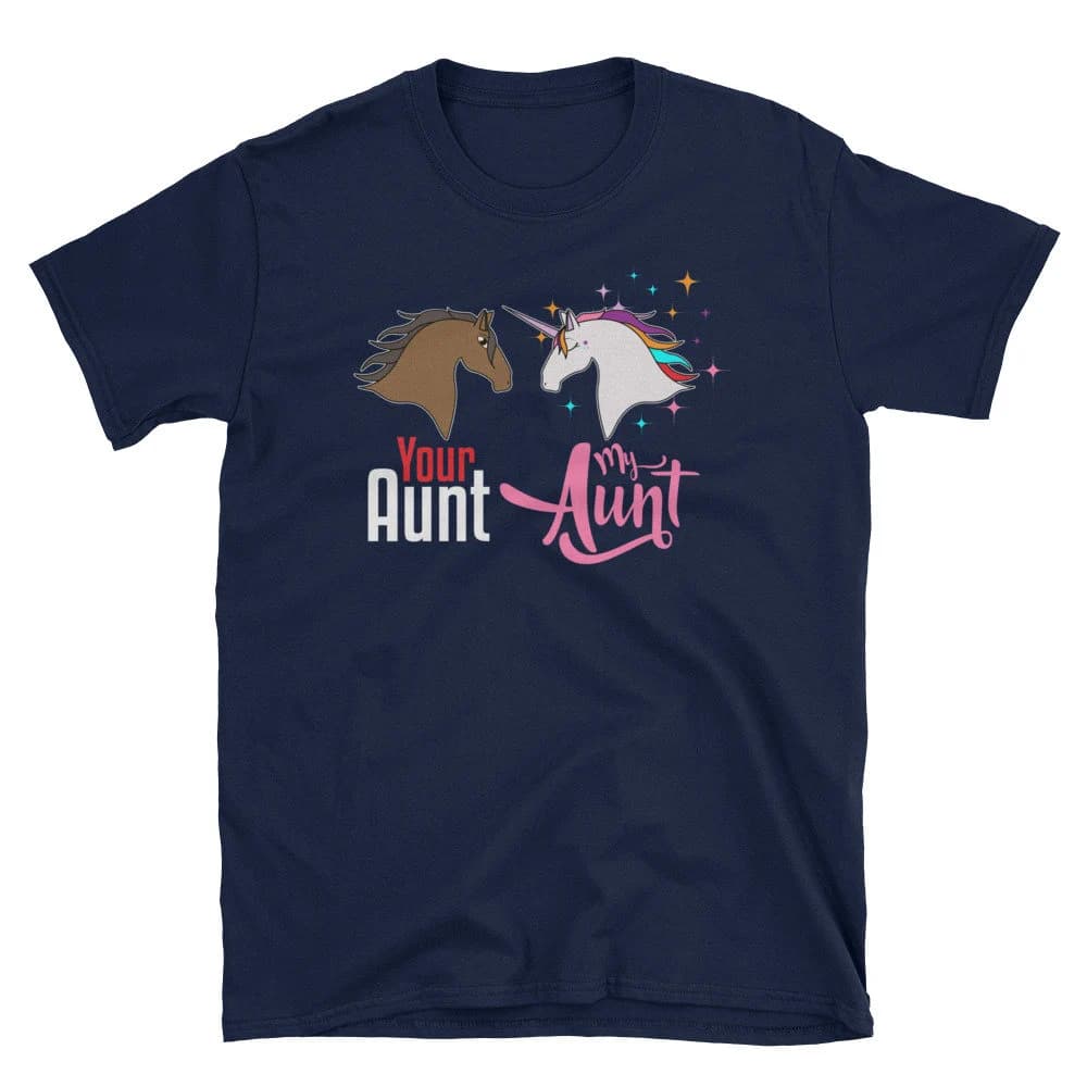 Unicorn Aunt Shirt, Aunt Gift, Auntie Shirt, Funny Aunt Shirt, Best Aunt Shirt, New Aunt Gift, Unicorn Shirt, Niece Shirt, Your Aunt My Aunt - image 4