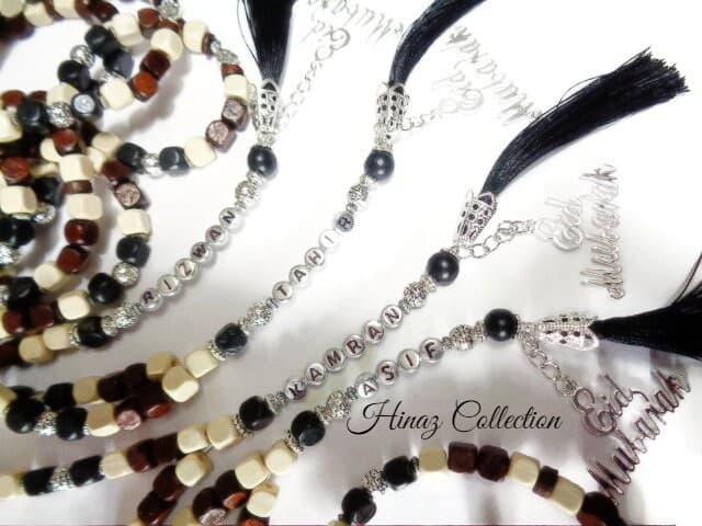 Personalized tasbeeh,Ramadan ,Eid Mubarak,,Umrah ,,Hajj Mubarak,have any name added,,55,99,100 bead Islamic Gifts - image 2