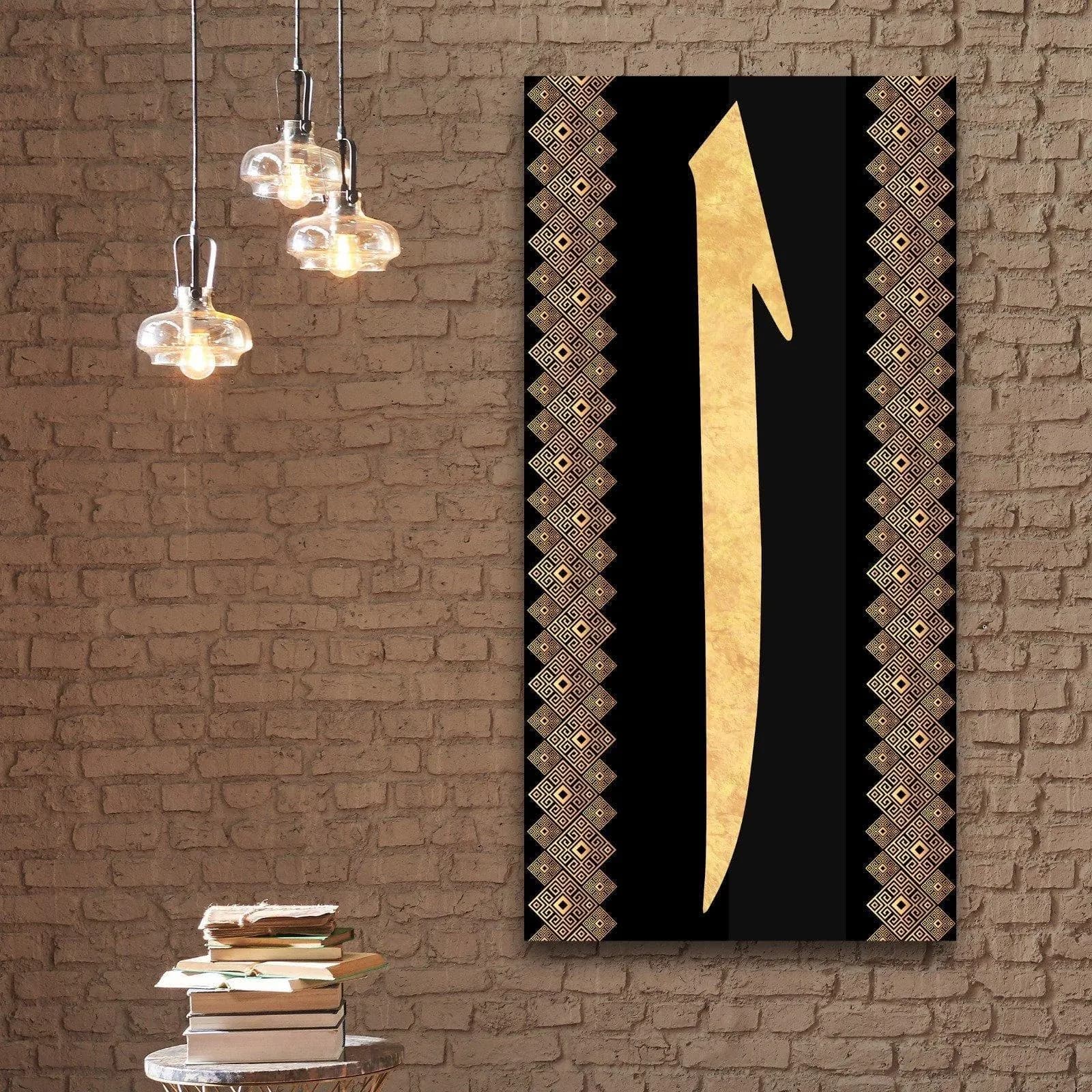 Elif Islamic Wall Art  Canvas Print s, Quran Decor, Arabic Calligraphy, Modern Islam Decoration, Eid Gifts, Islamic Gift, Muslim Home Gift