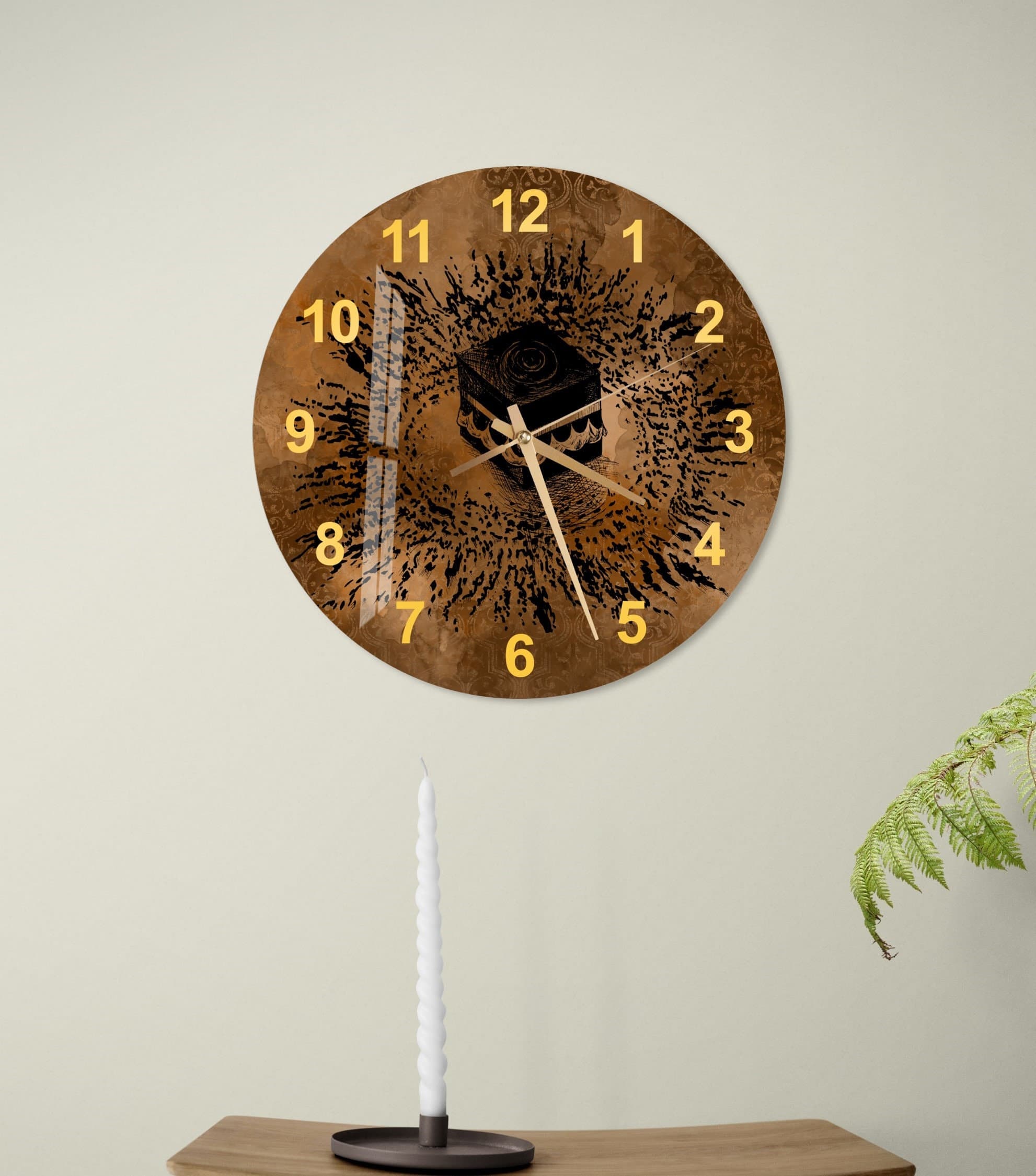 Tempered Glass Ayatul Kursi Islamic Wall Clock, Islamic Wall Clock Art Arabic Calligraphy, Modern Islam Decoration, Eid Gifts - image 5