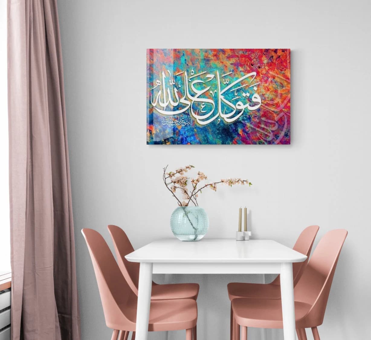 Tempered Glass Surah An-Naml Islamic Wall Art  Quran Decor, Arabic Calligraphy, Modern Islam Decoration, Eid Gifts, Muslim Home Gift - image 3