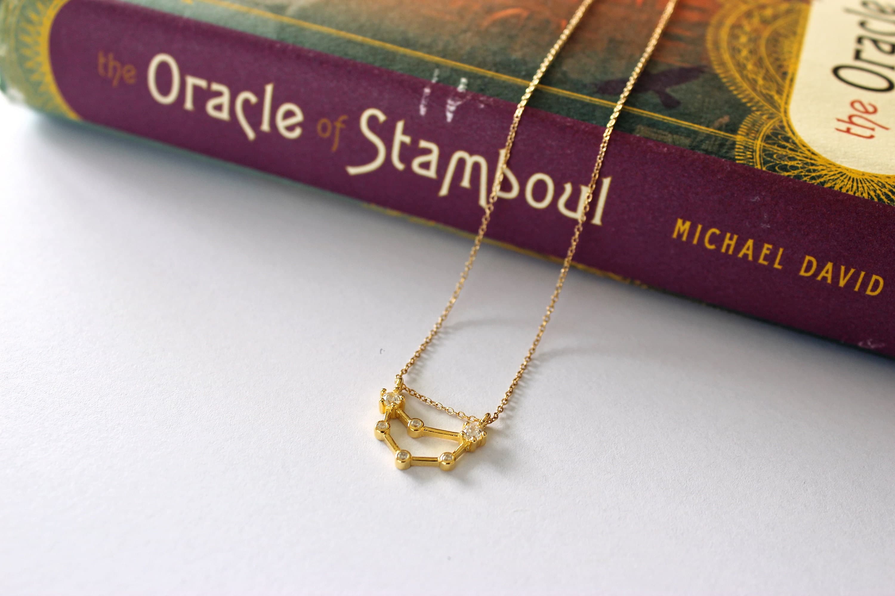 Capricorn 14k Gold-Filled Zodiac 14" Choker with 3" Extension Chain - image 3