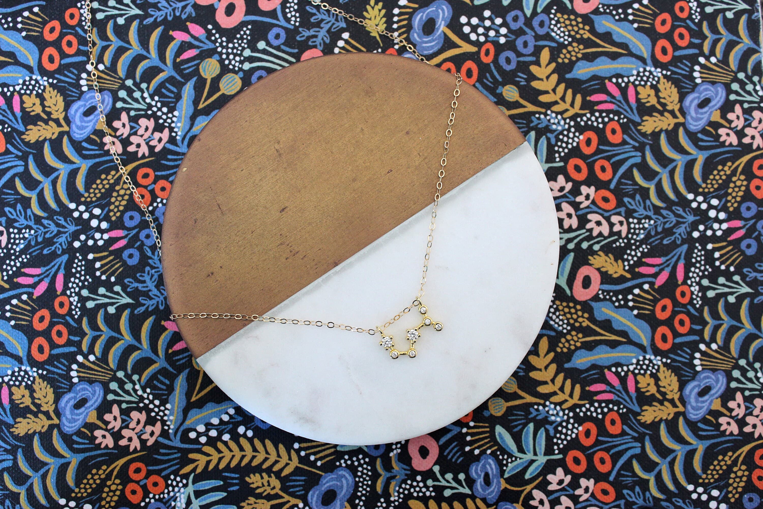 Scorpio 14k Gold-Filled Zodiac 14" Choker with 3" Extension Chain - image 4