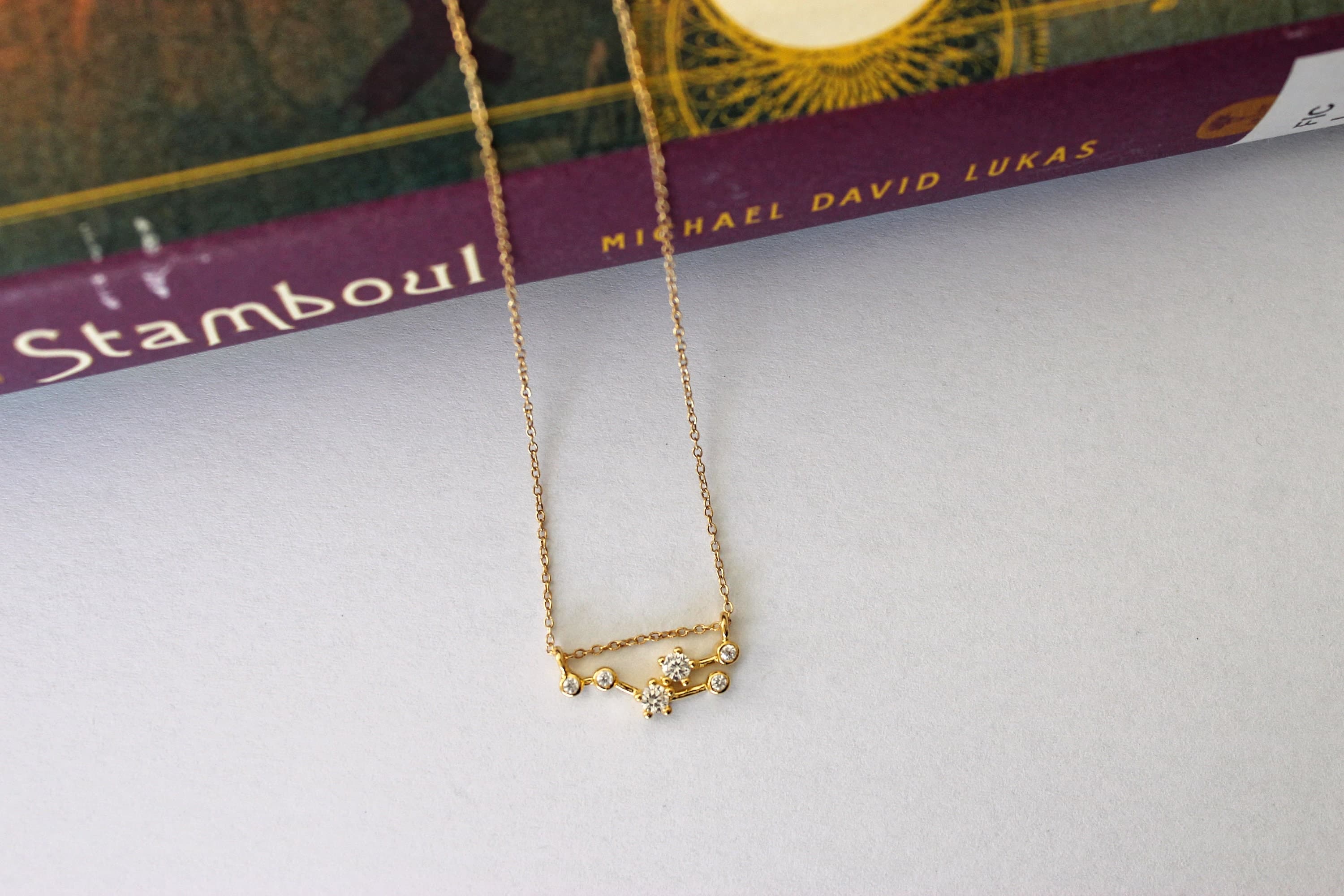Taurus 14k Gold-Filled Zodiac 14" Choker with 3" Extension Chain