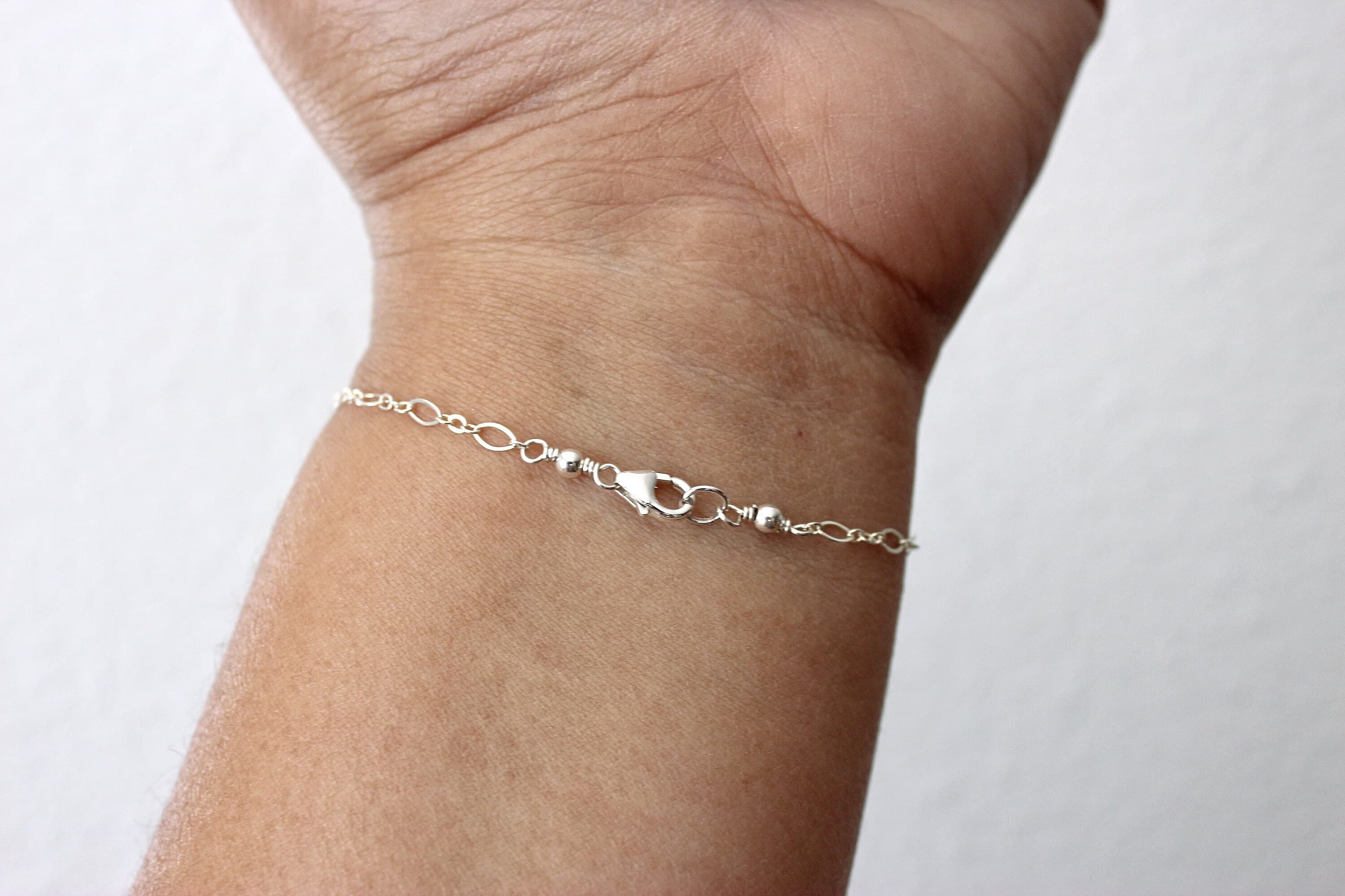 Evil Eye Lapis Lazuli 7-inch Sterling Silver Bracelet - image 3