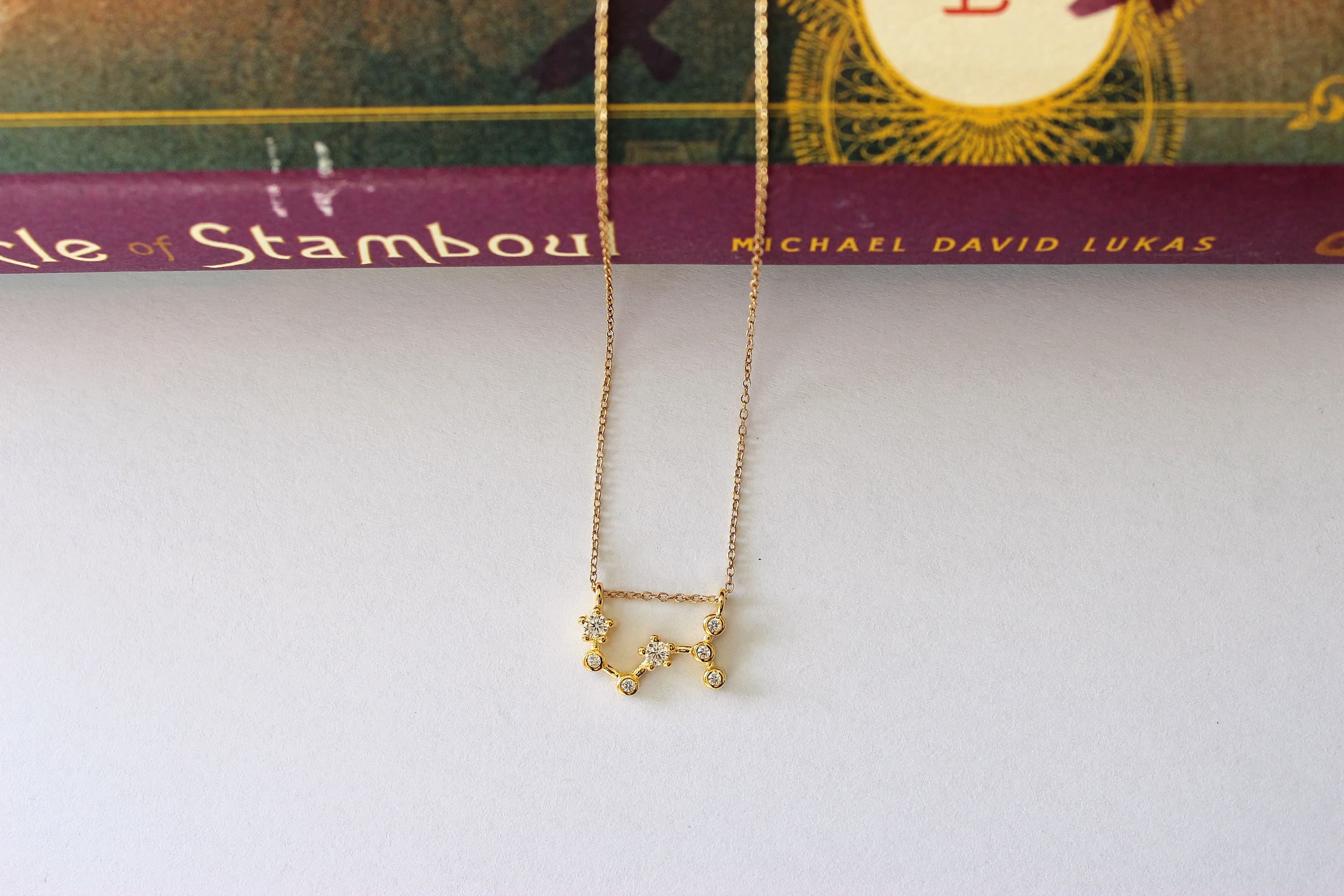 Scorpio 14k Gold-Filled Zodiac 14" Choker with 3" Extension Chain