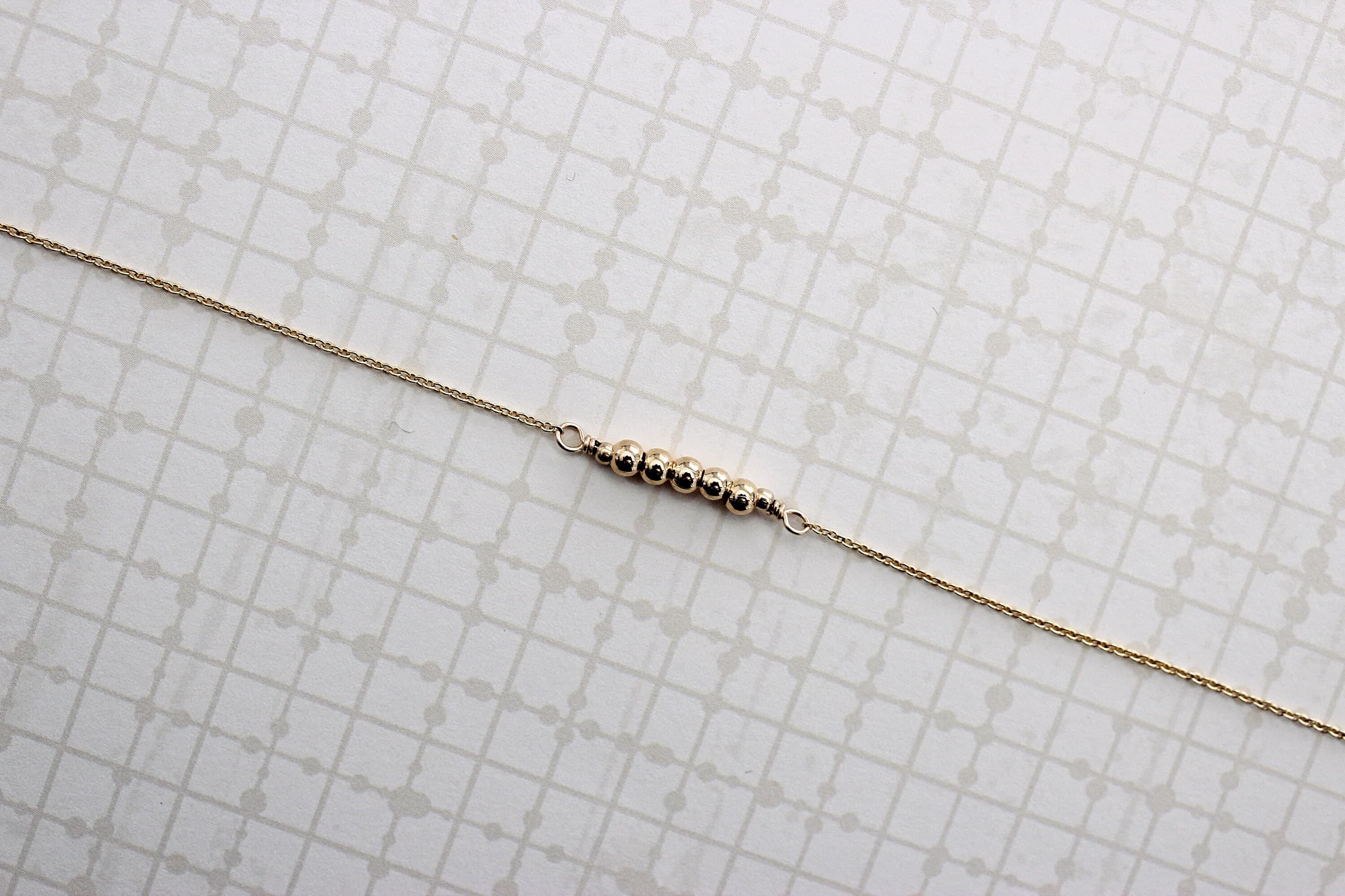 Balls & Chains 7-inch 14k Gold-Filled Bracelet - image 5