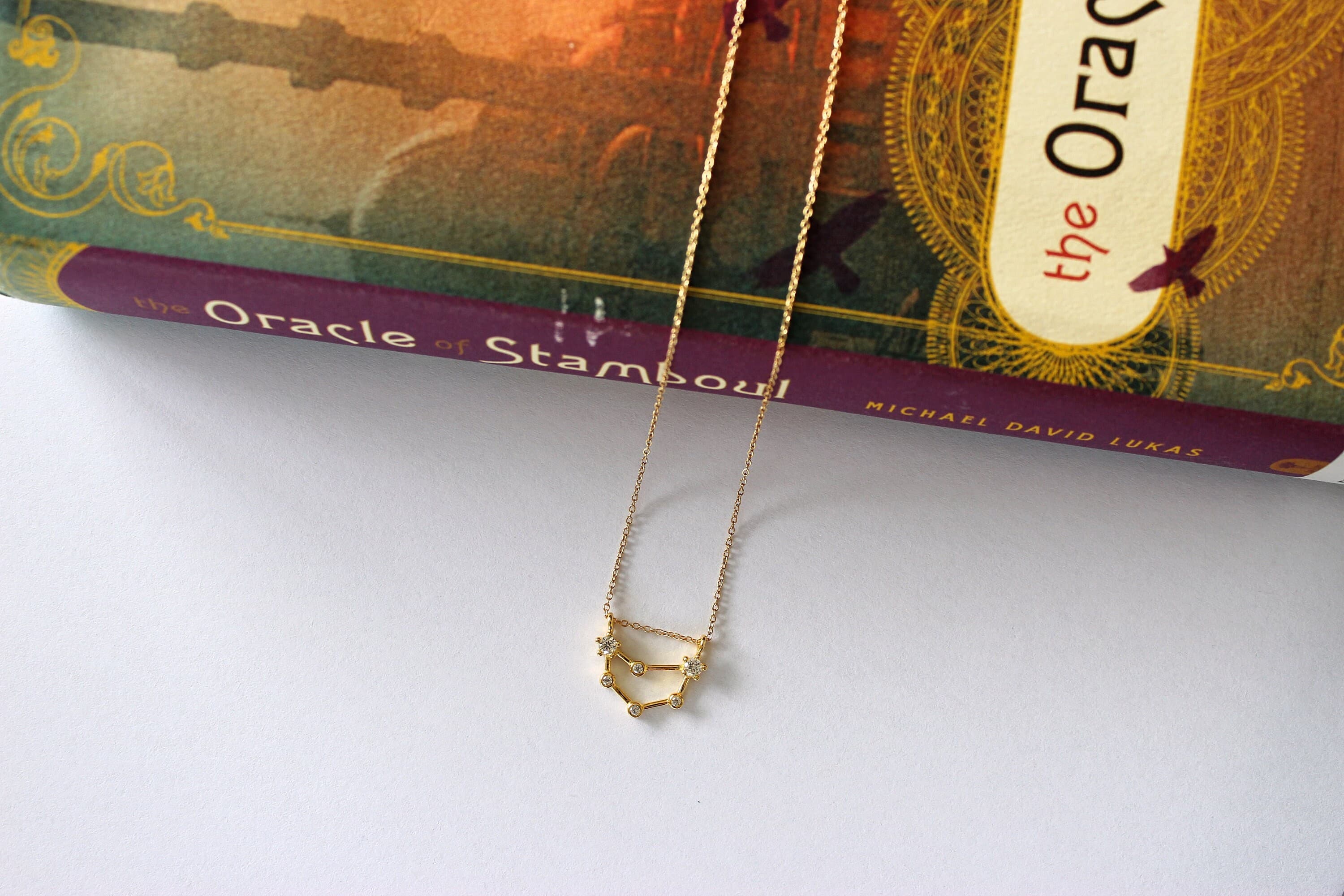 Capricorn 14k Gold-Filled Zodiac 14" Choker with 3" Extension Chain