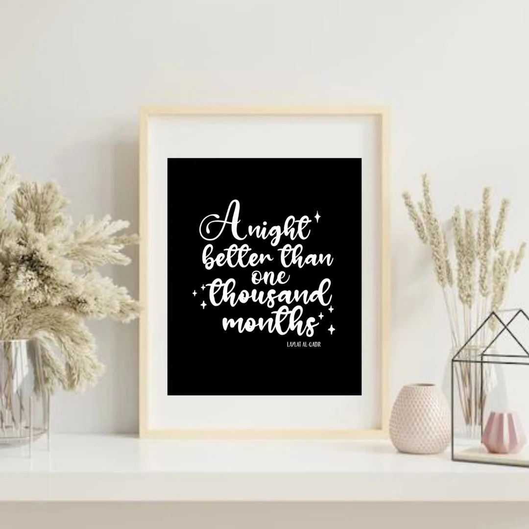 Islamic Wall Art Ramadan Digital Printable